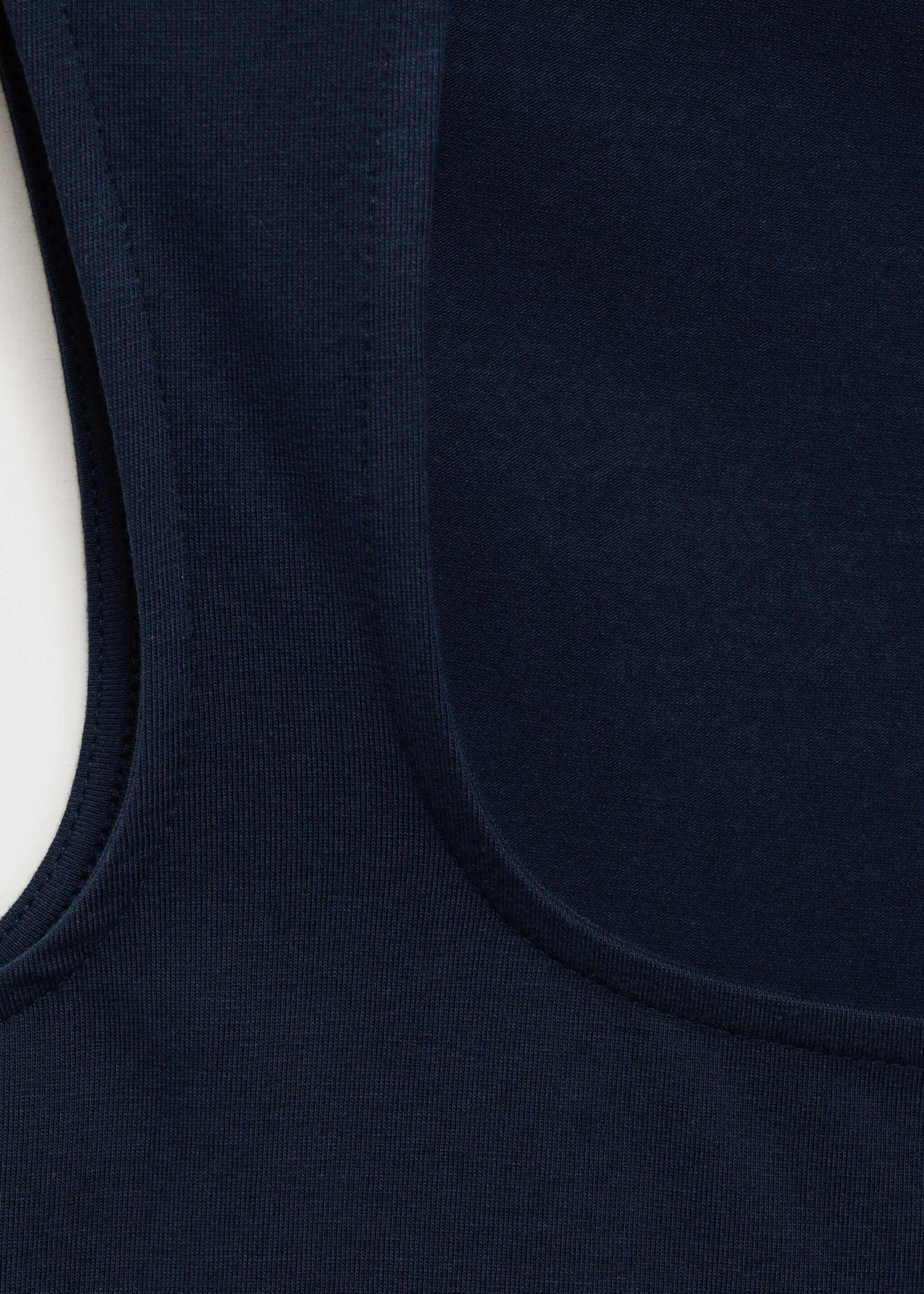 Knitted top with wide straps - Details of the article 8