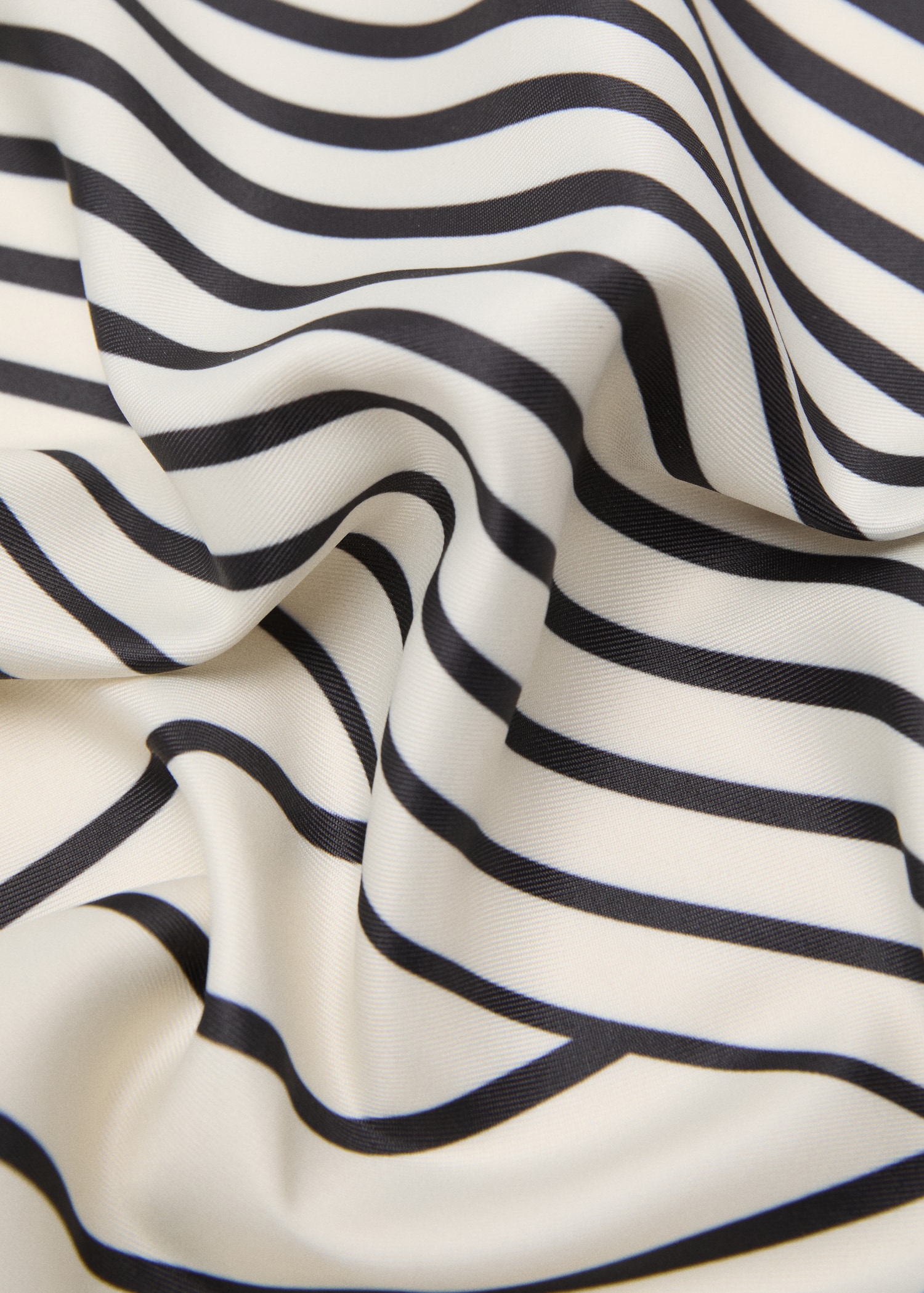 Geometric stripe-print scarf - Medium plane