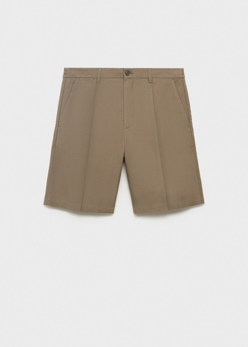 100% linen bermuda shorts