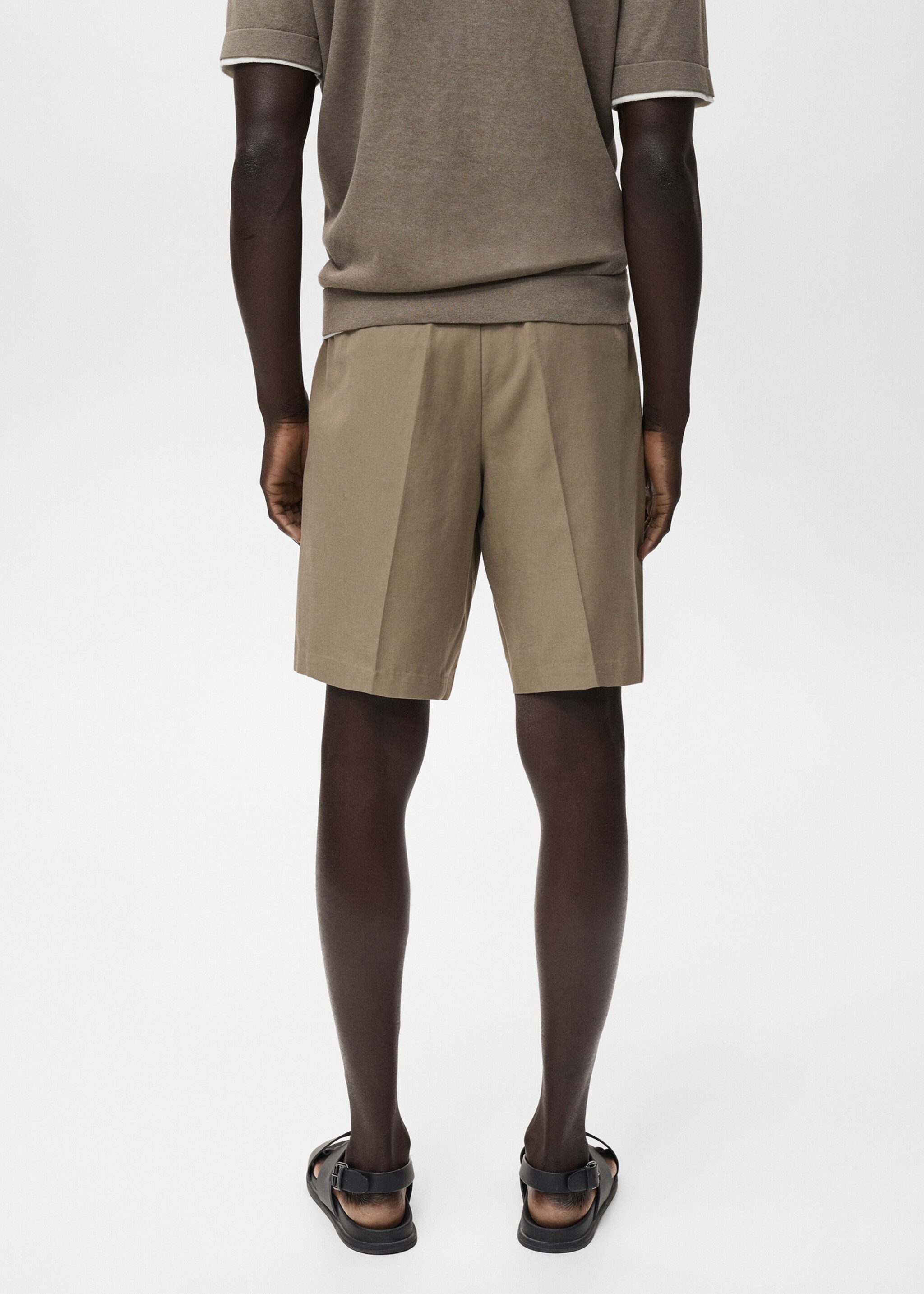 Bermudas 100% lino - Reverso del artículo