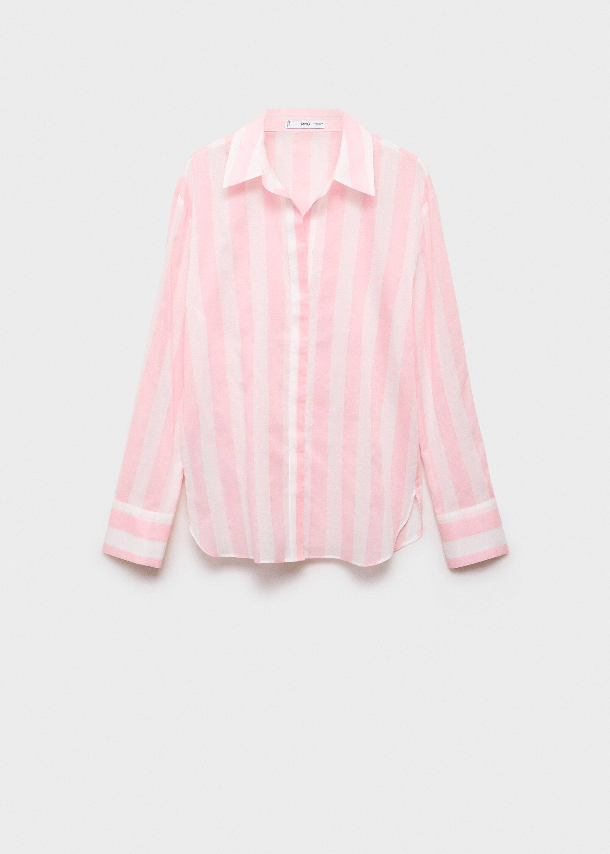 Chemise coton rayures - Article sans modèle