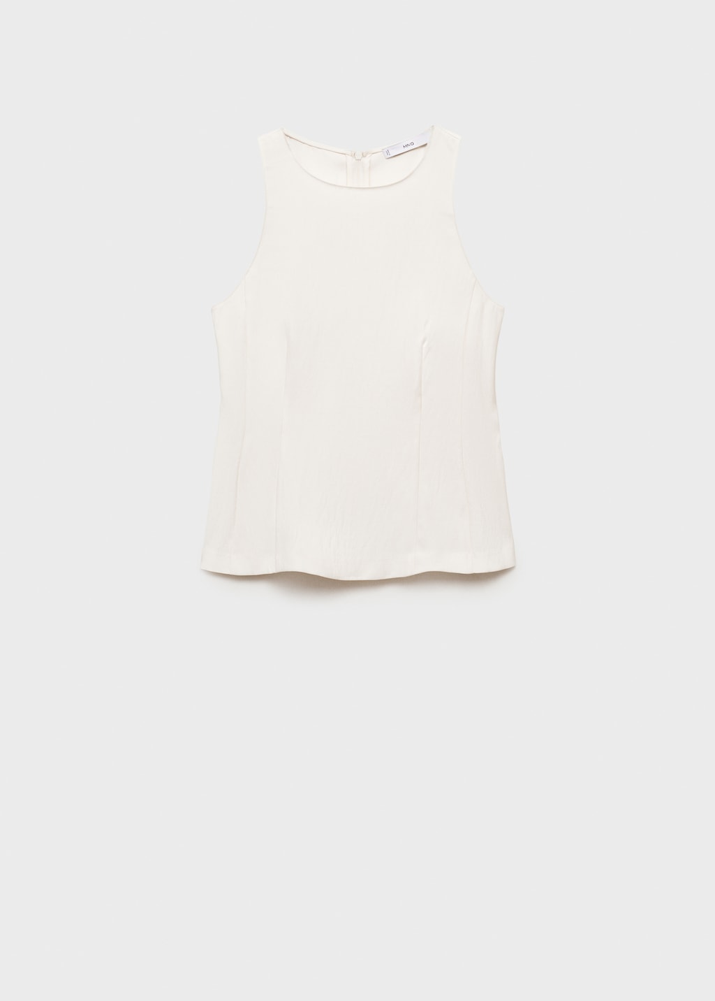 Fitted halter-neck blouse - image 5