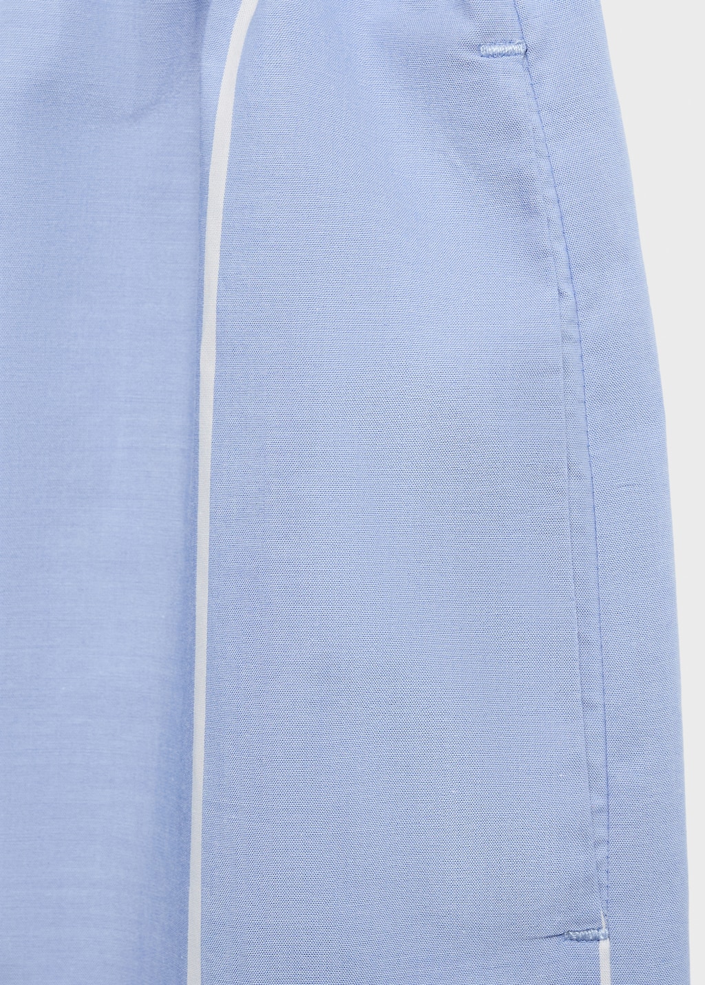 Striped cotton shorts