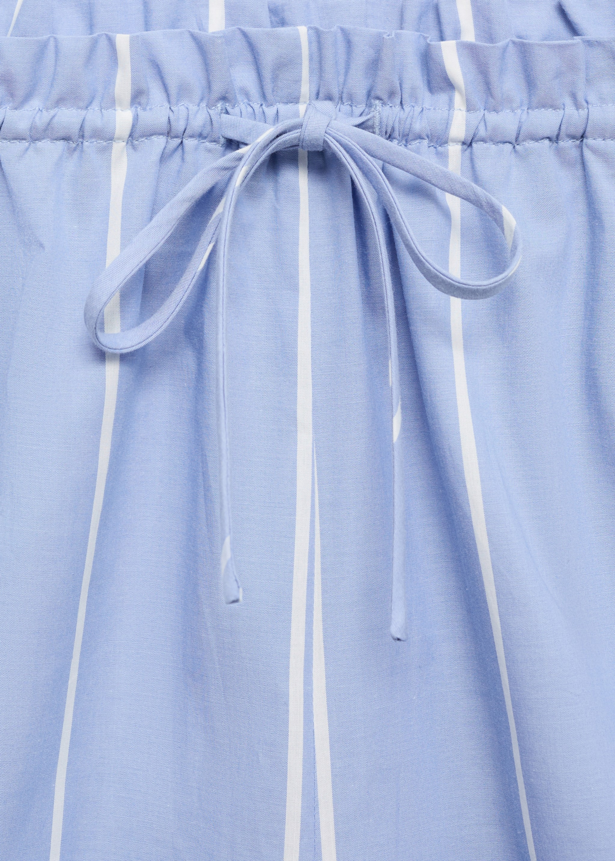 Striped cotton shorts - Details of the article 8