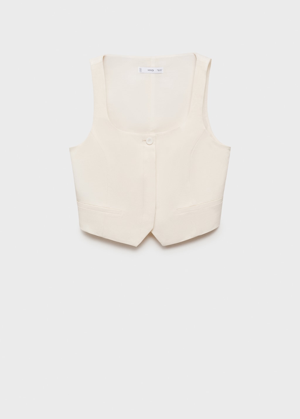 BLESS n°69 SS2021 Liningvest Linen-blend suit vest - Women | MANGO USA