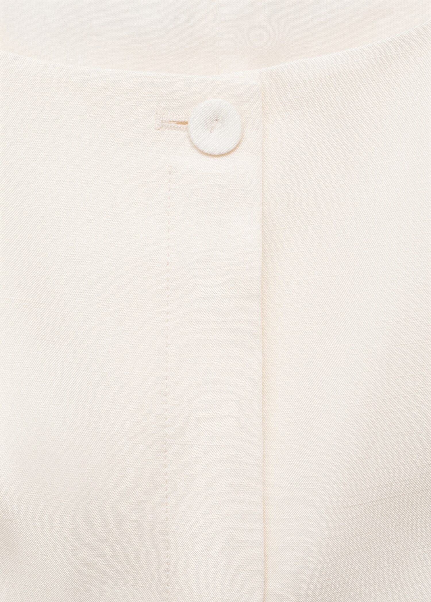 Linen-blend suit waistcoat - Details of the article 8