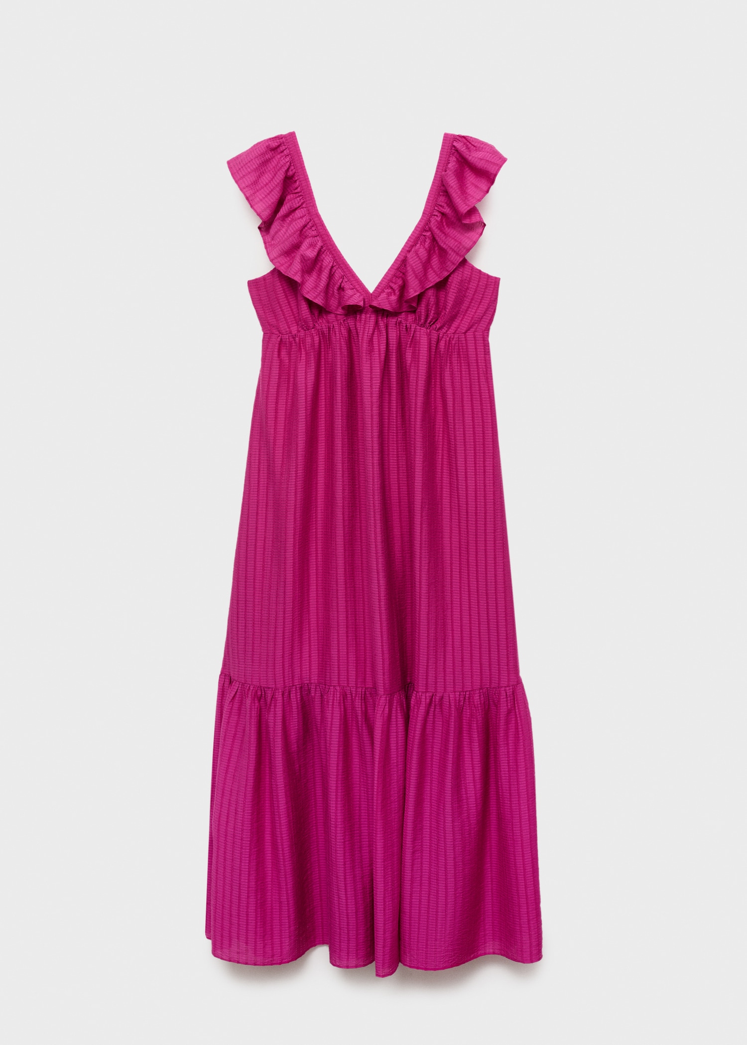 Zara Mango Vestido Fucsia Vestido Bordado – Moda50