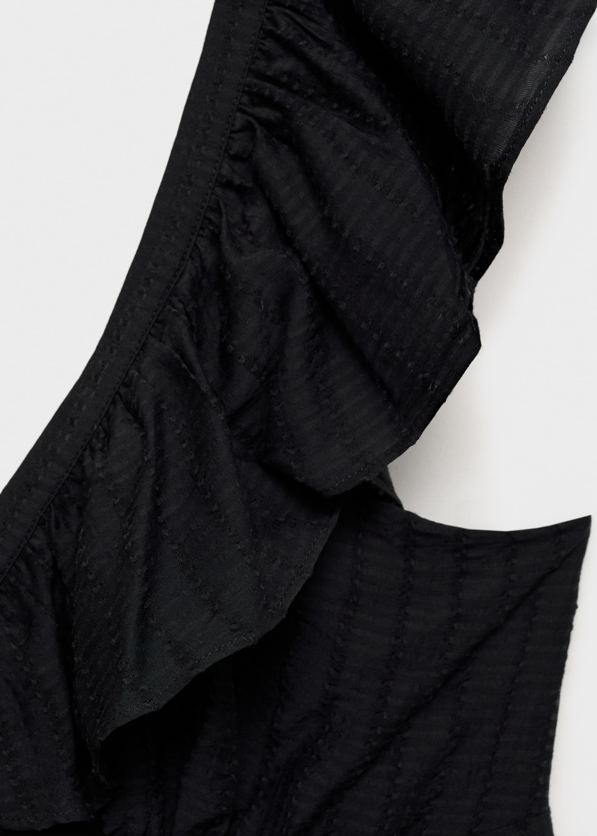 Vestido largo escote volante - Detalle del artículo 0