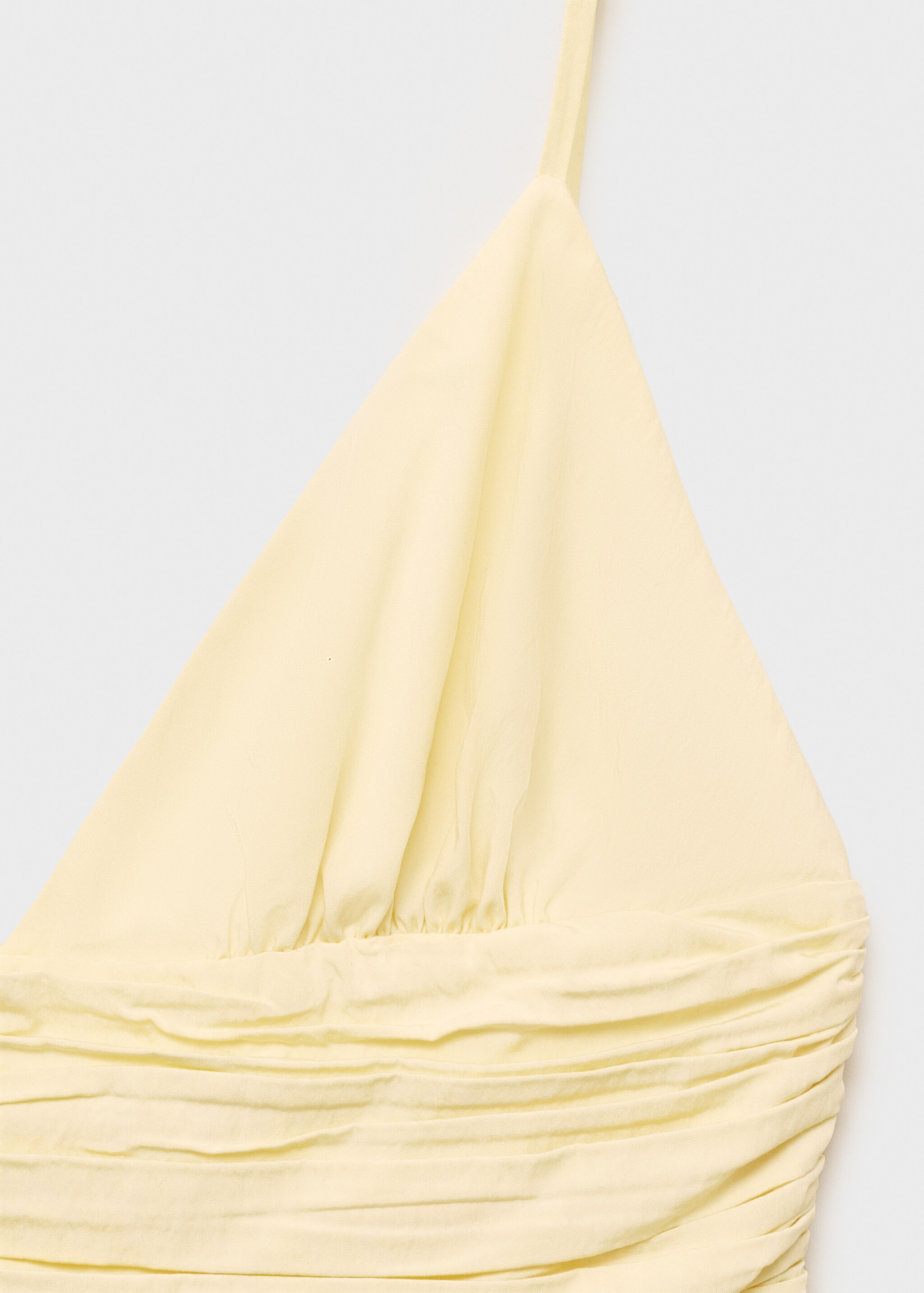 Gathered balloon dress - Details of the article 0