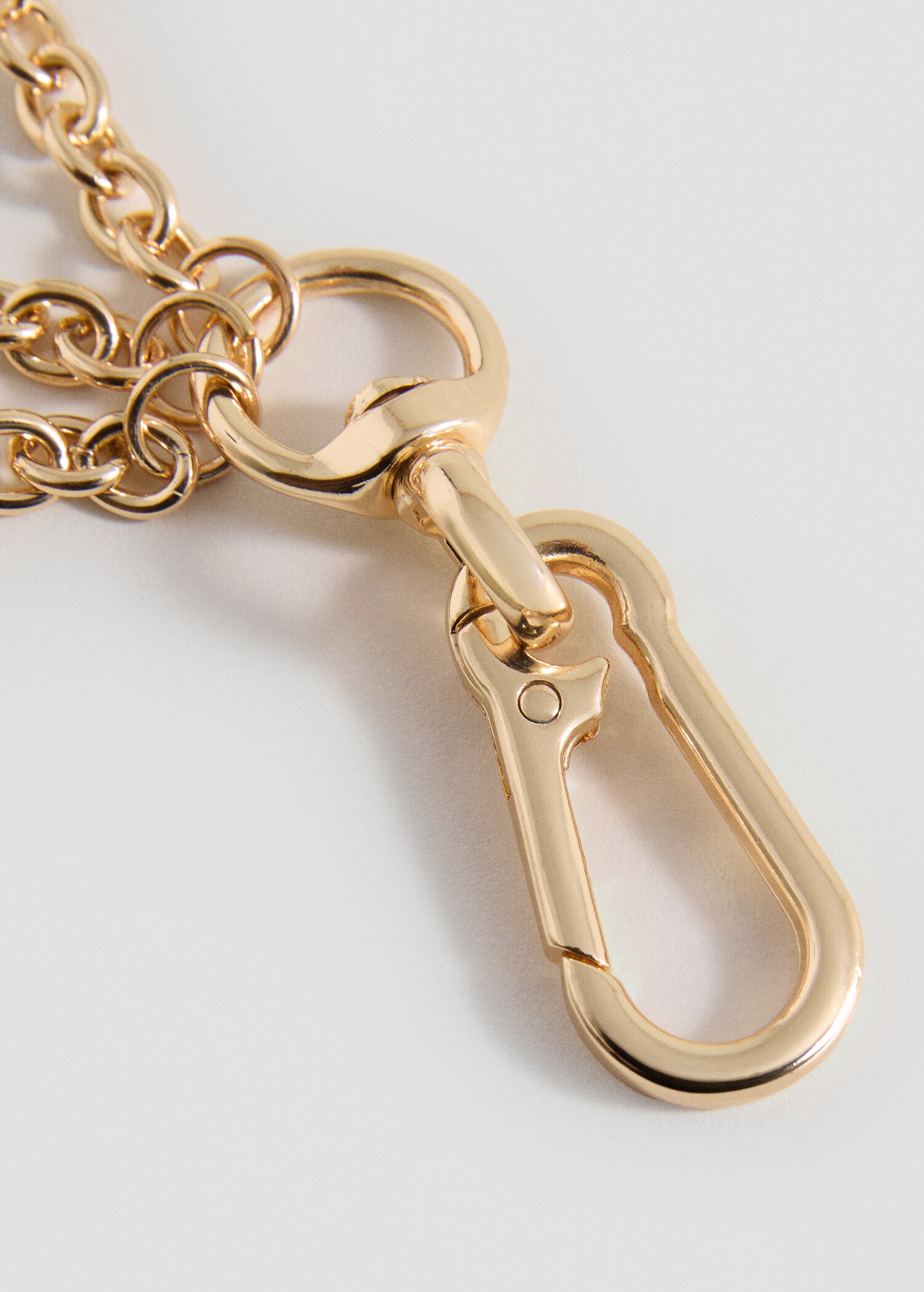 Denim key-chain - Medium plane