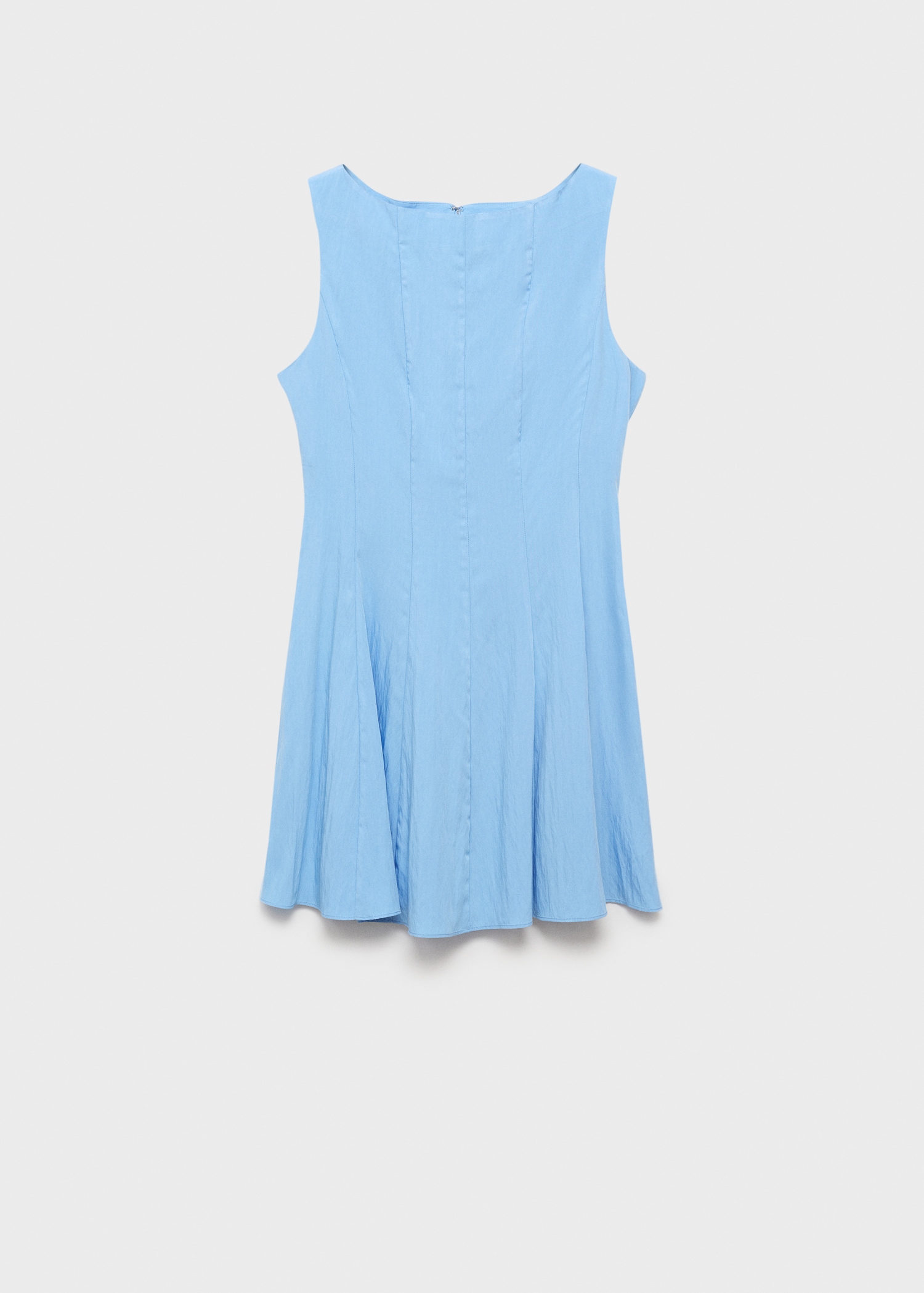 Pleated short dress - Article without model
