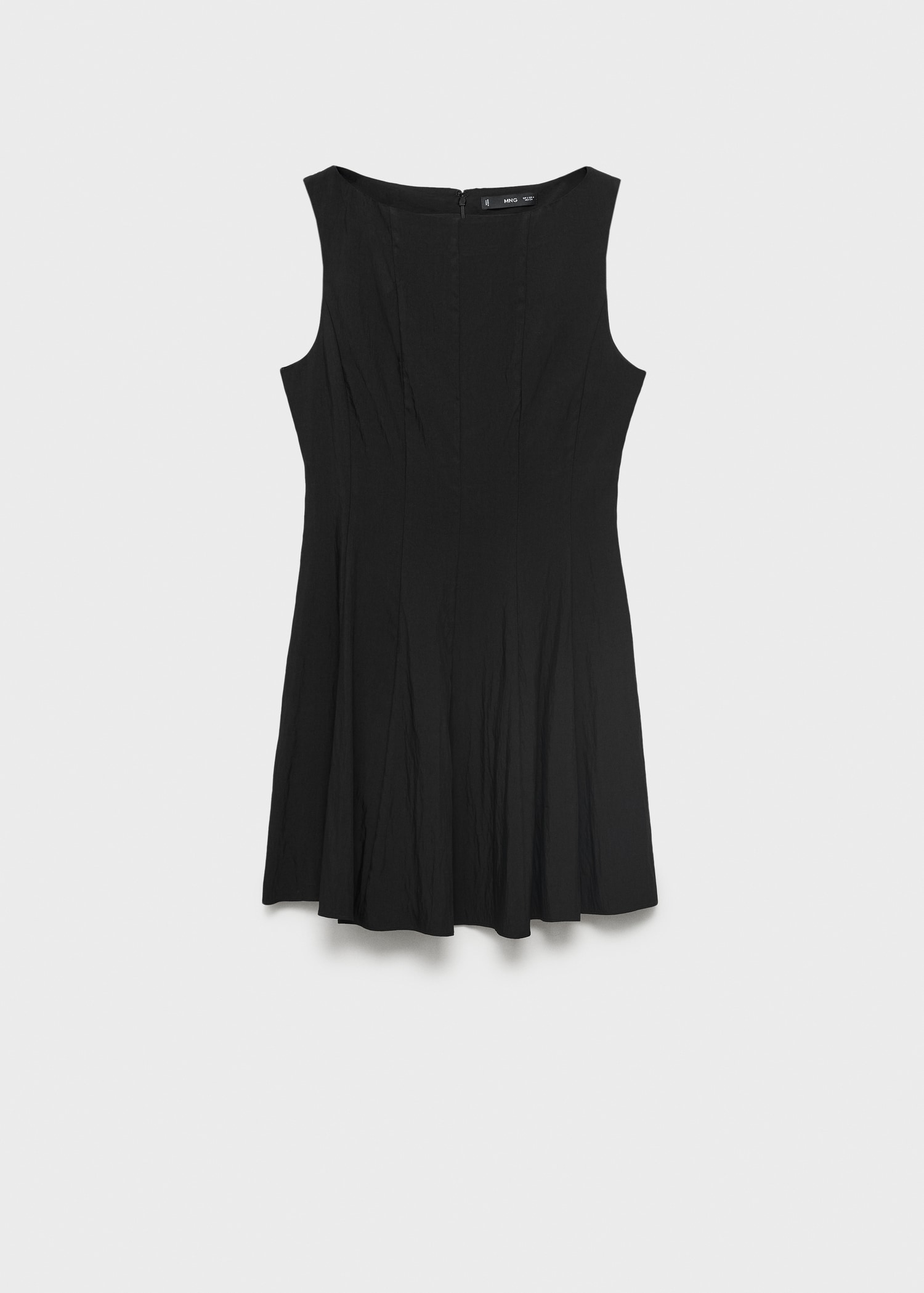 Pleated short dress - Article without model