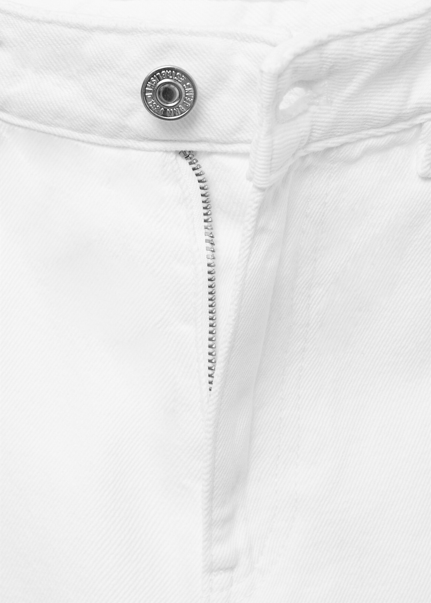 Wide-leg cropped jeans with turned-up hem - Details of the article 8