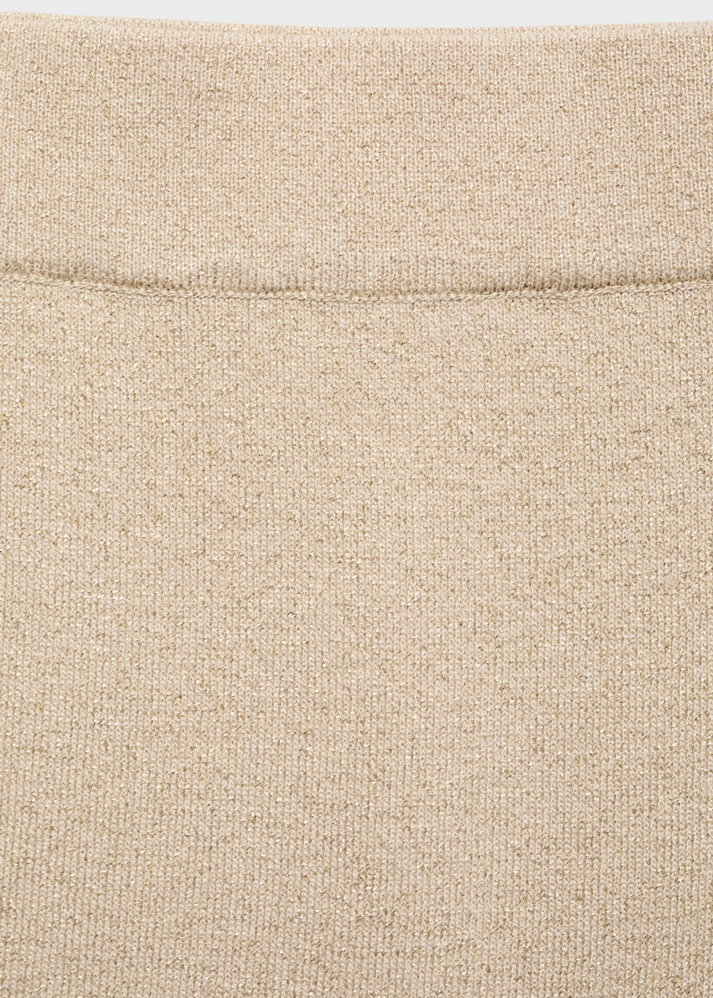 Asymmetrical lurex skirt