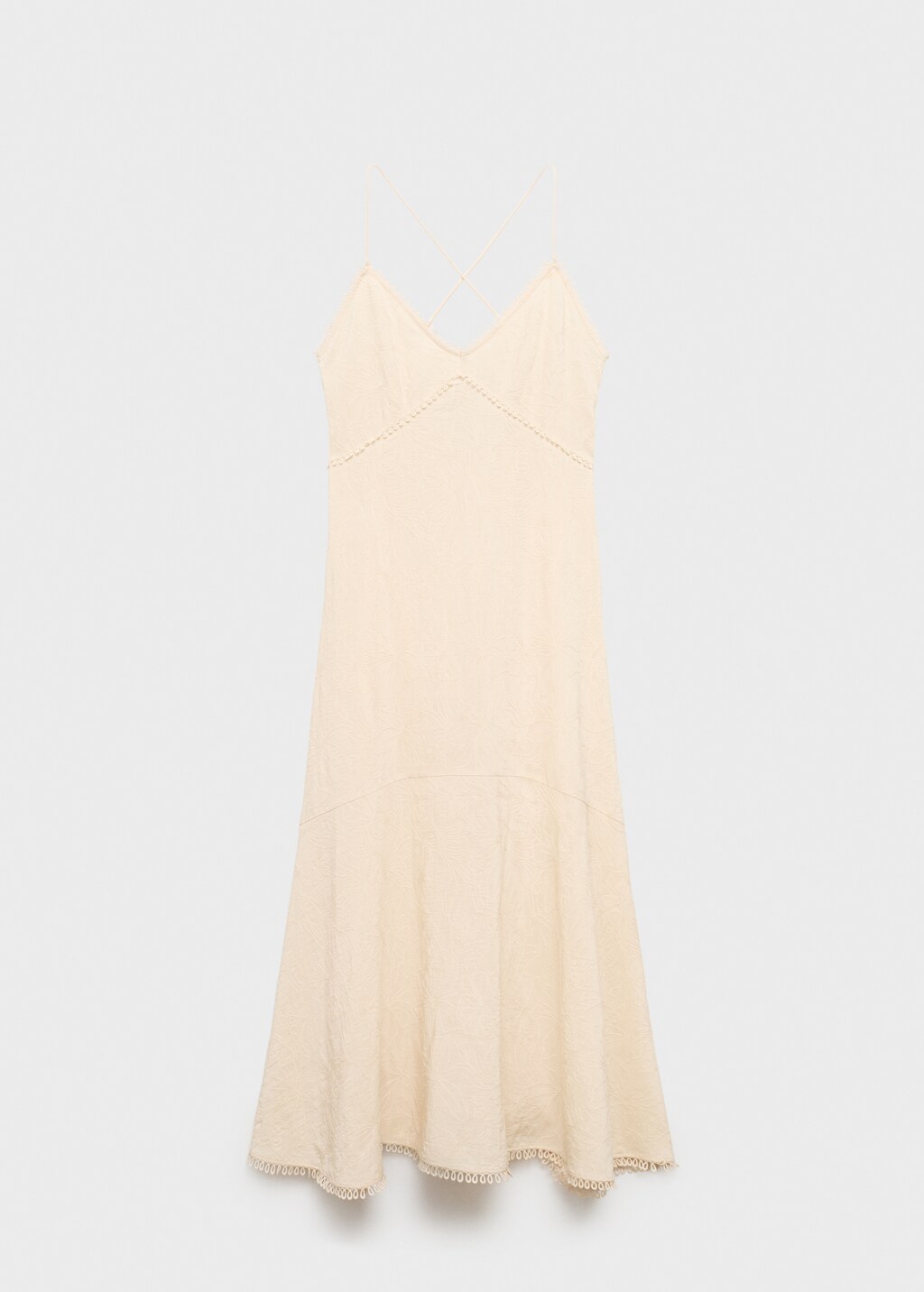 Embroidered midi dress - image 5