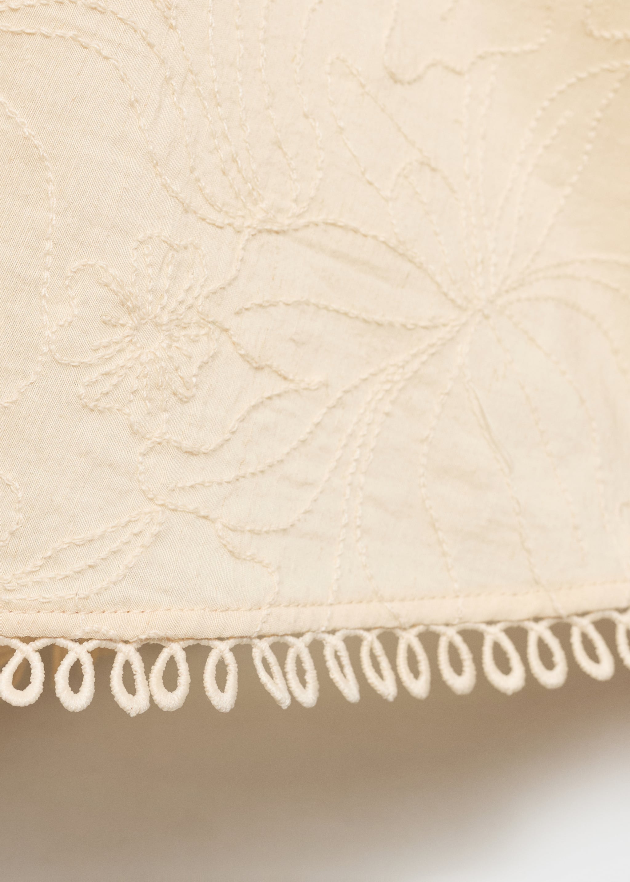 Embroidered midi dress - Details of the article 8