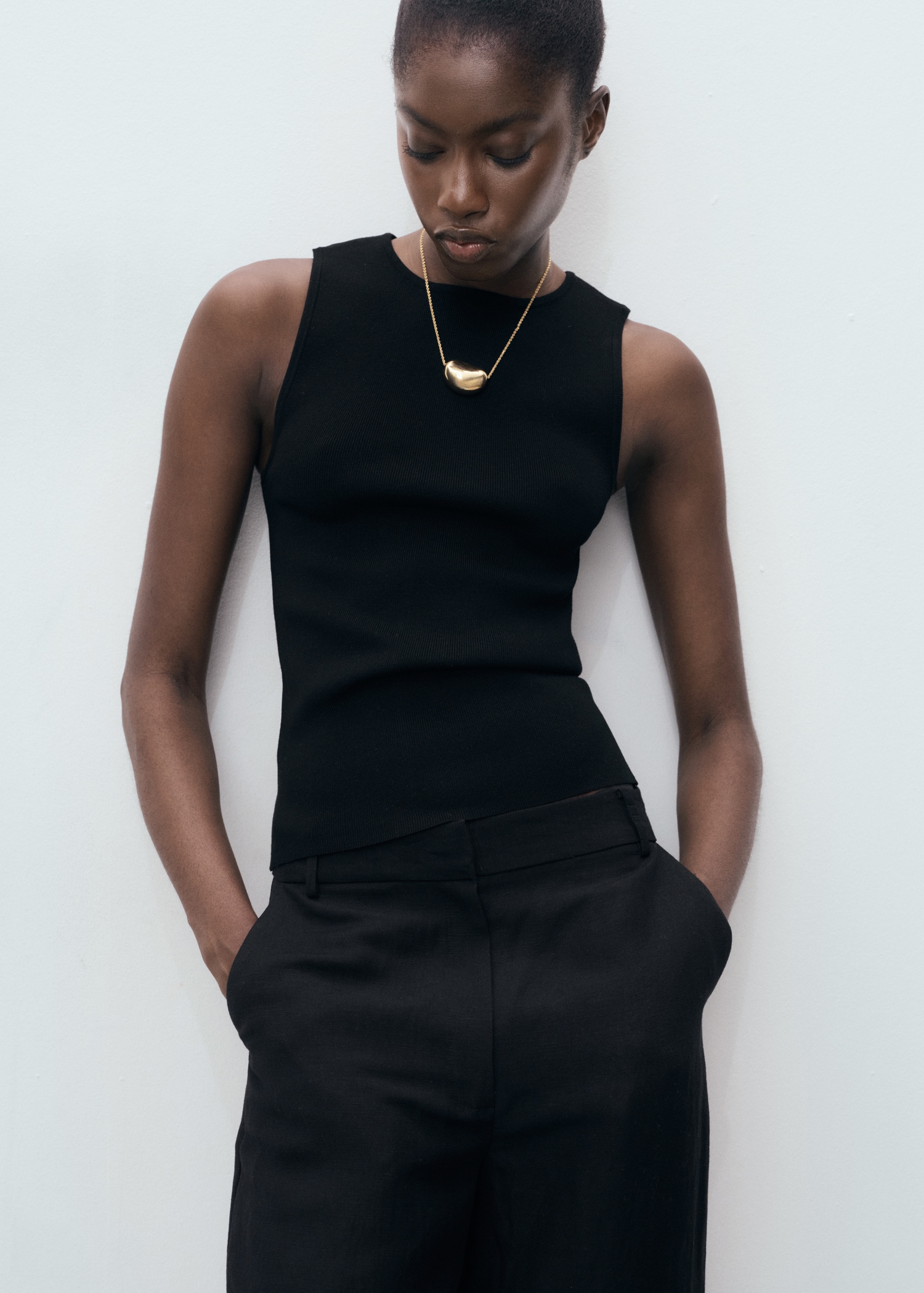 Fine-knit top Women MANGO United Kingdom - Main Image