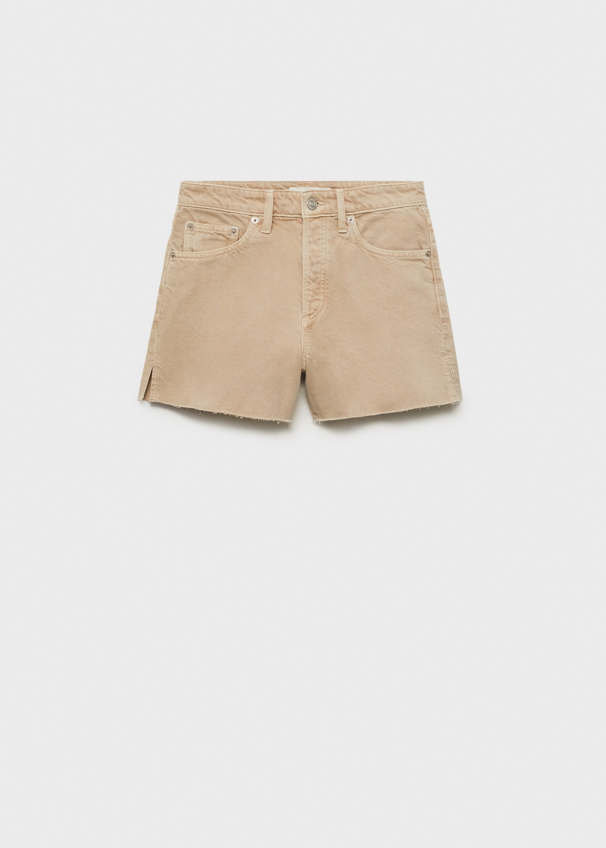 Shorts vaqueros bajo deshilachado - Artículo sin modelo