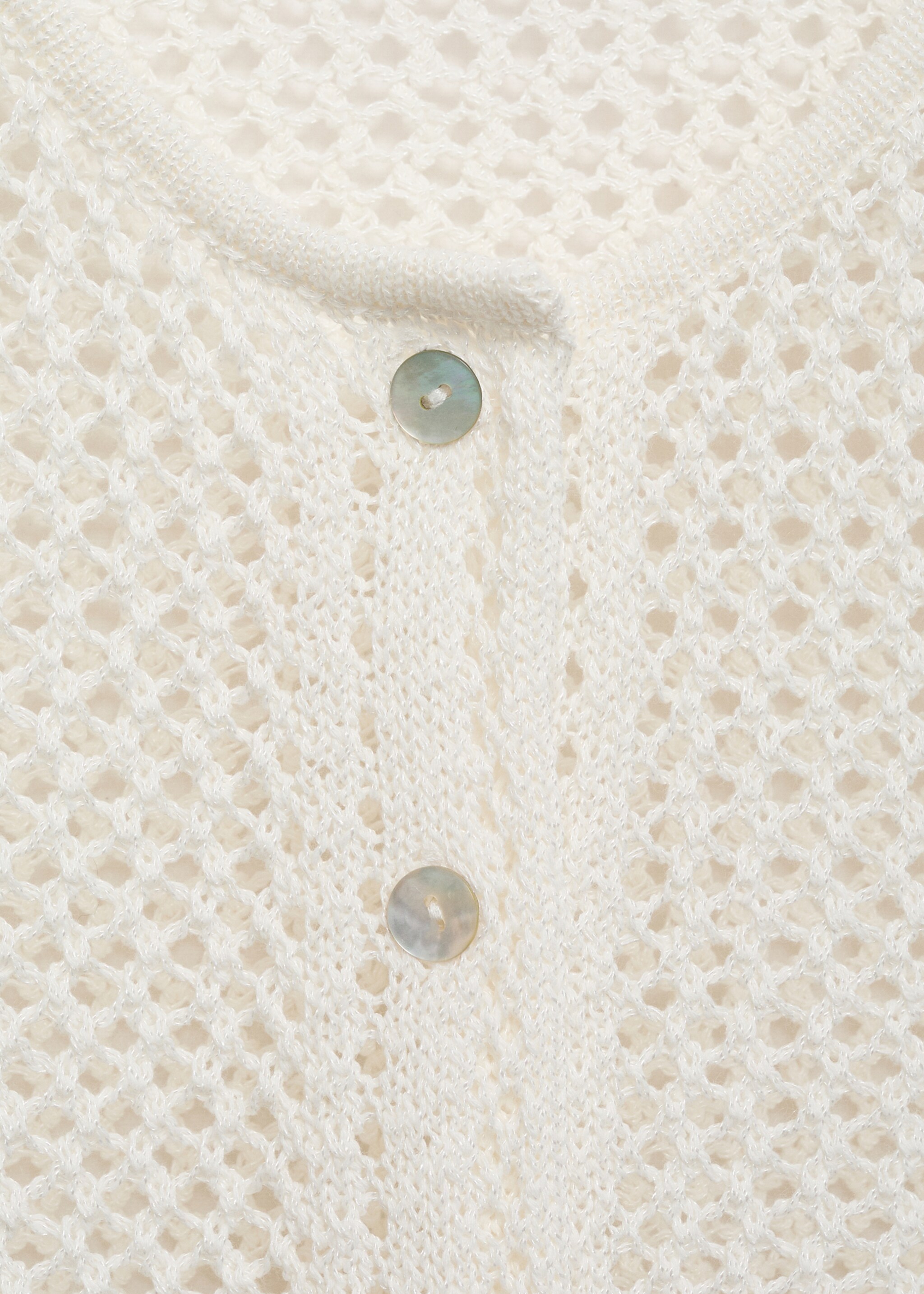 Cardigan de croché com botões - Pormenor do artigo 8