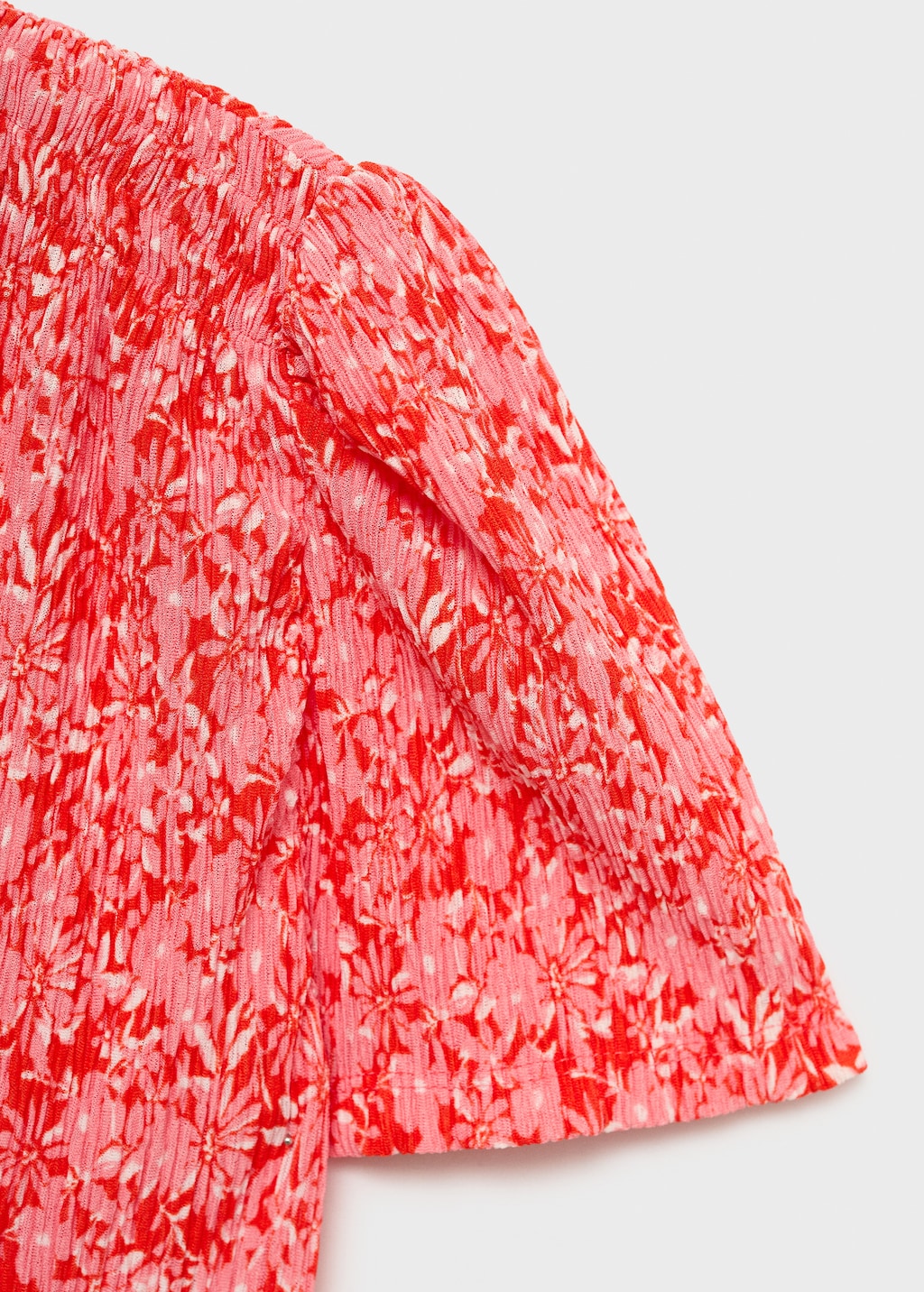 Printed V-neck dress