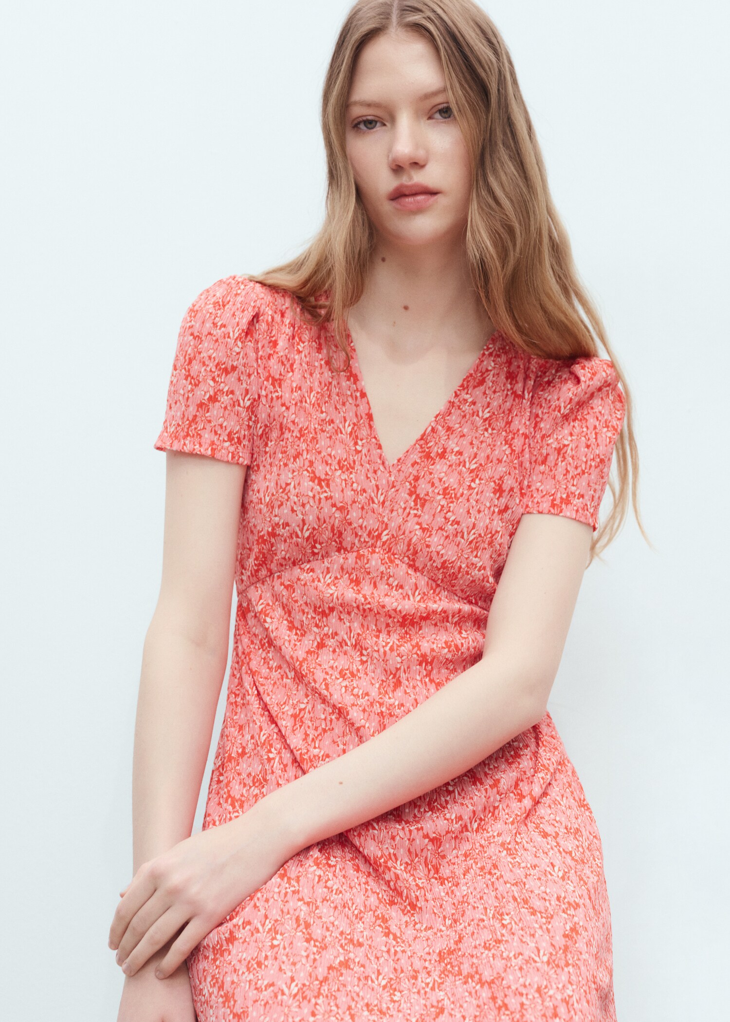 Vestido estampado corto - Detalle del artículo 2