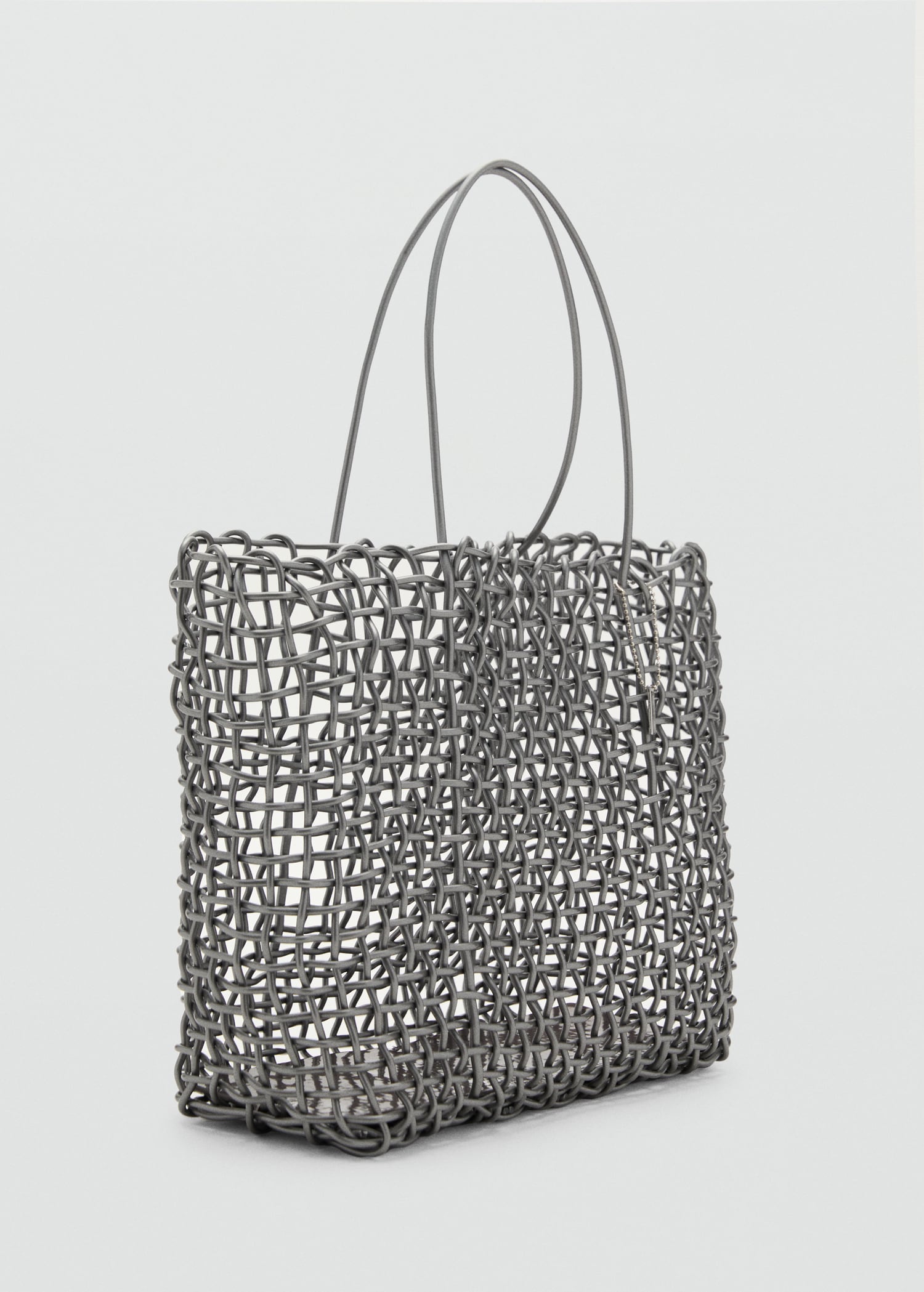 Braided shoulder bag - Medium plane