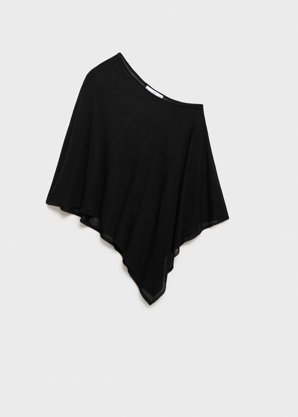 Asymmetrical knitted cape - image 5