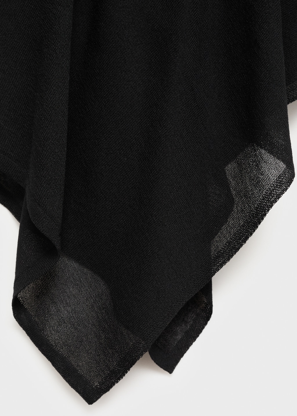 Mango Asymmetrical knitted cape thumbnail