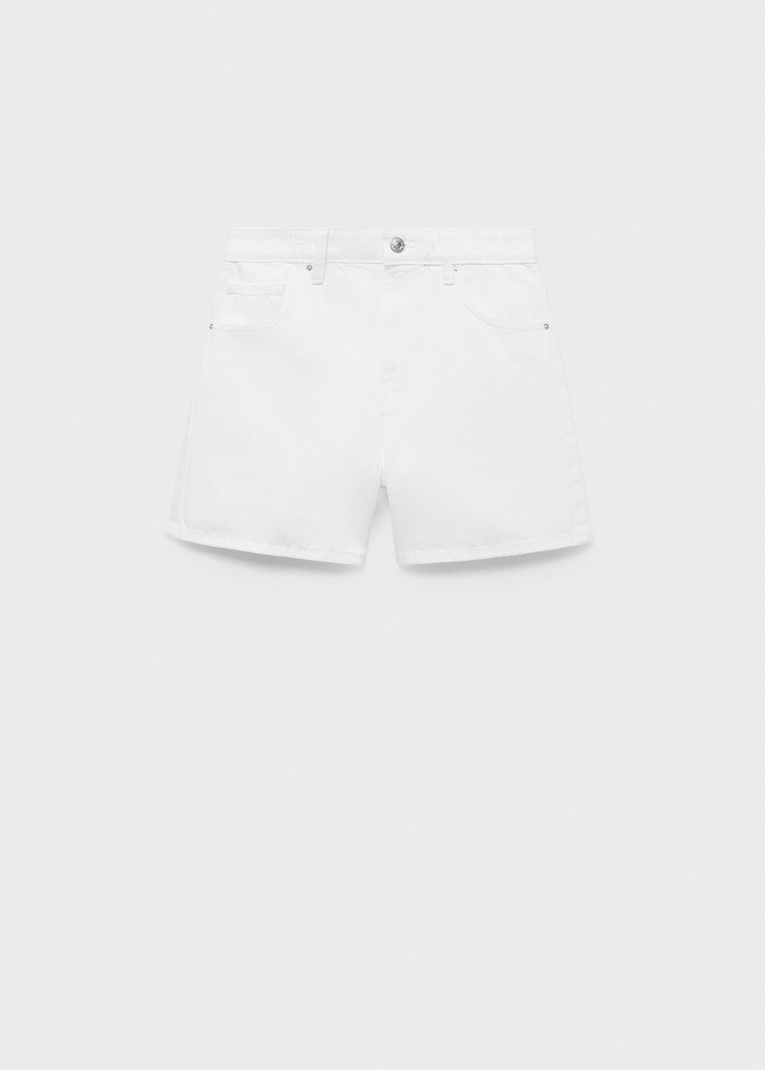 Shorts denim rectos tiro alto - Artículo sin modelo