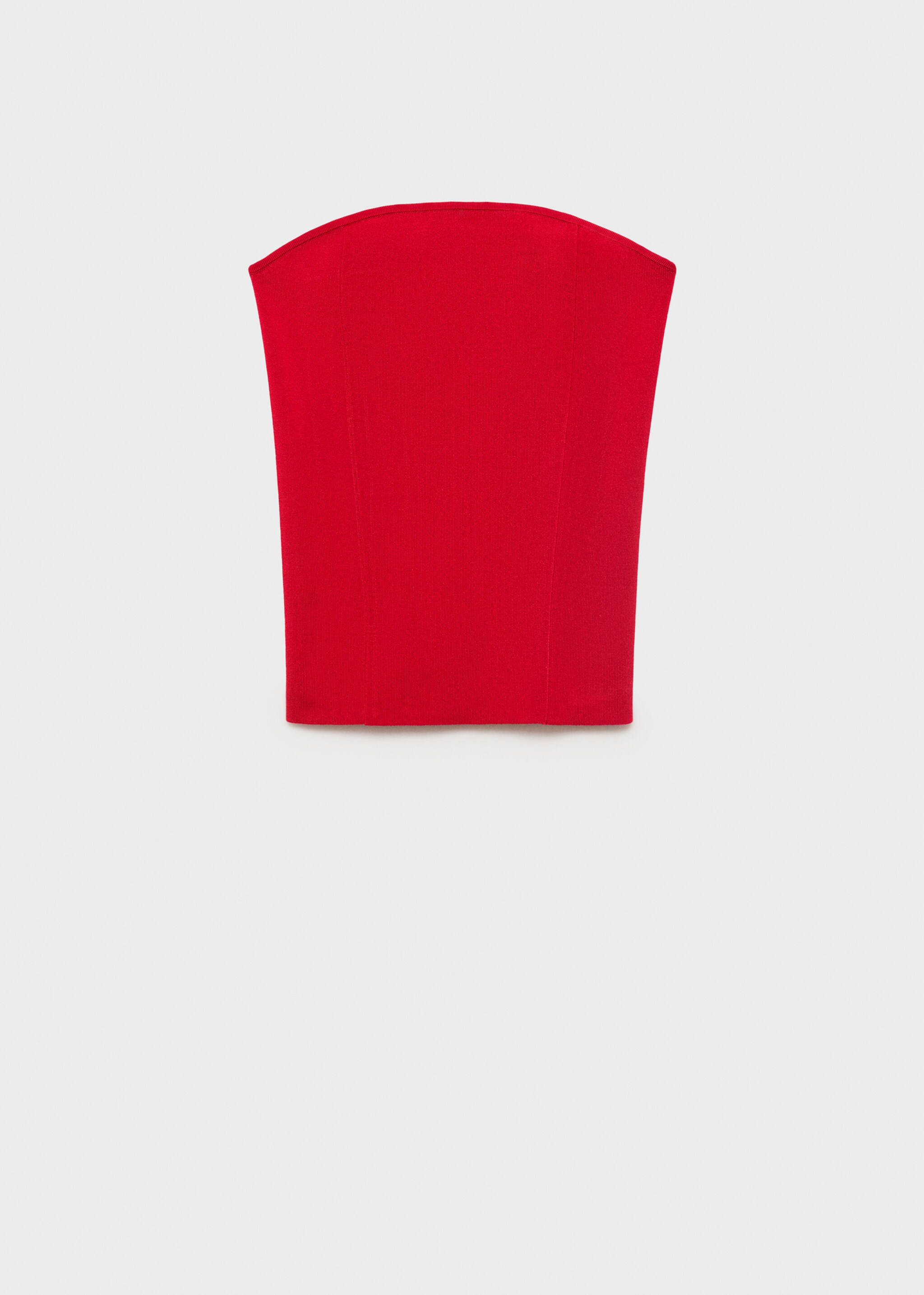 Strapless fitted top - Article without model