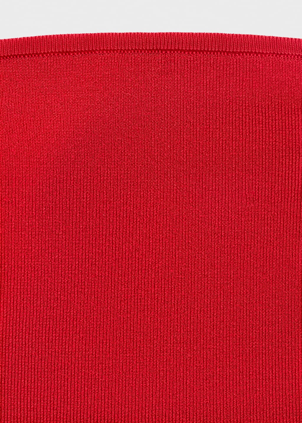 Strapless fitted top