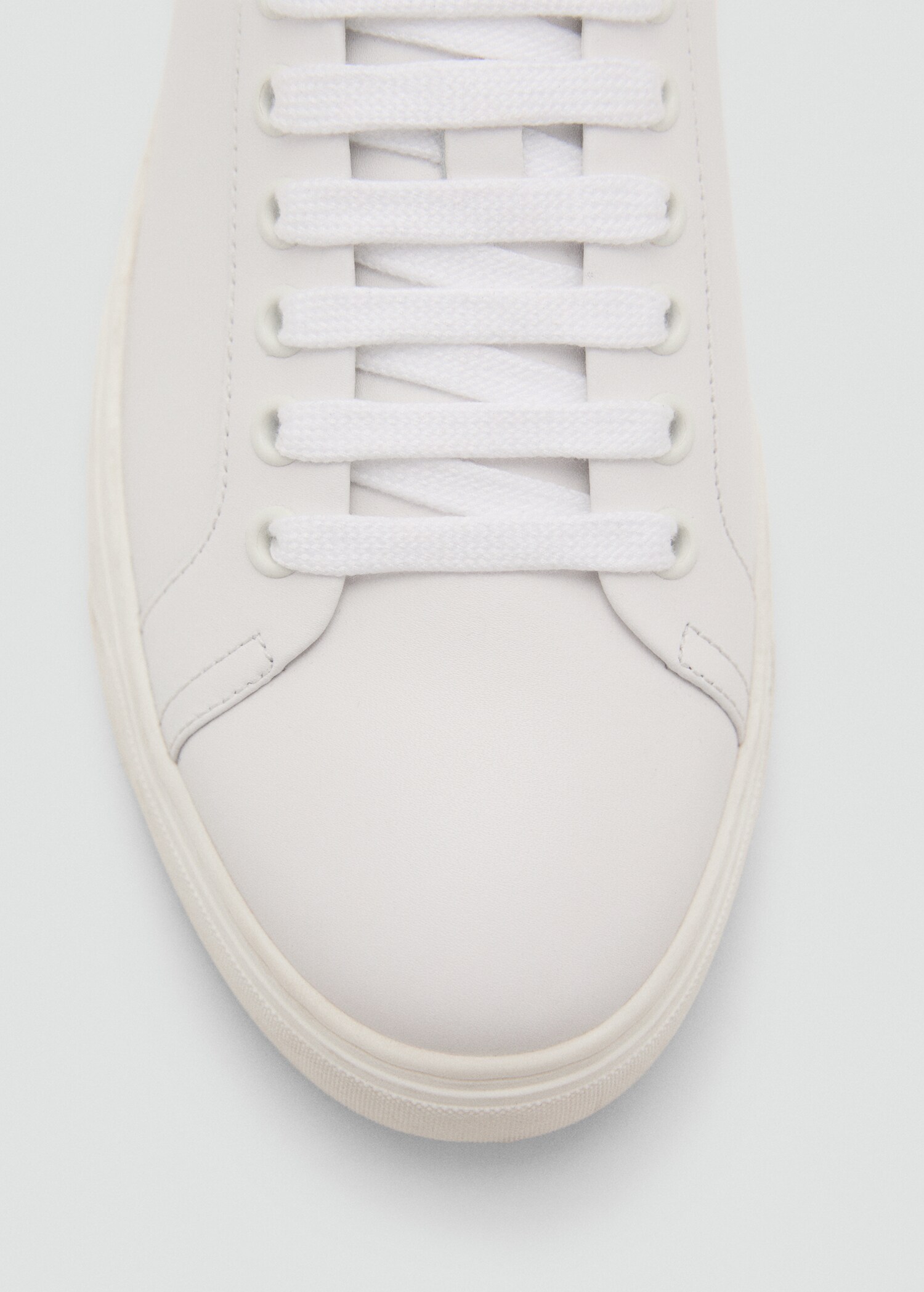 Leather panel sneakers - Details of the article 1