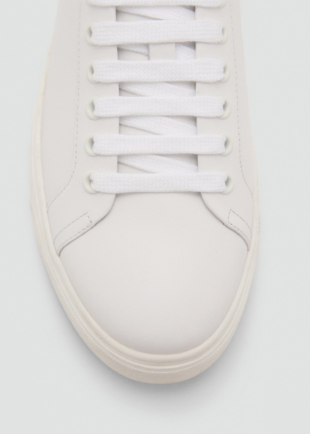 Leather panel sneakers