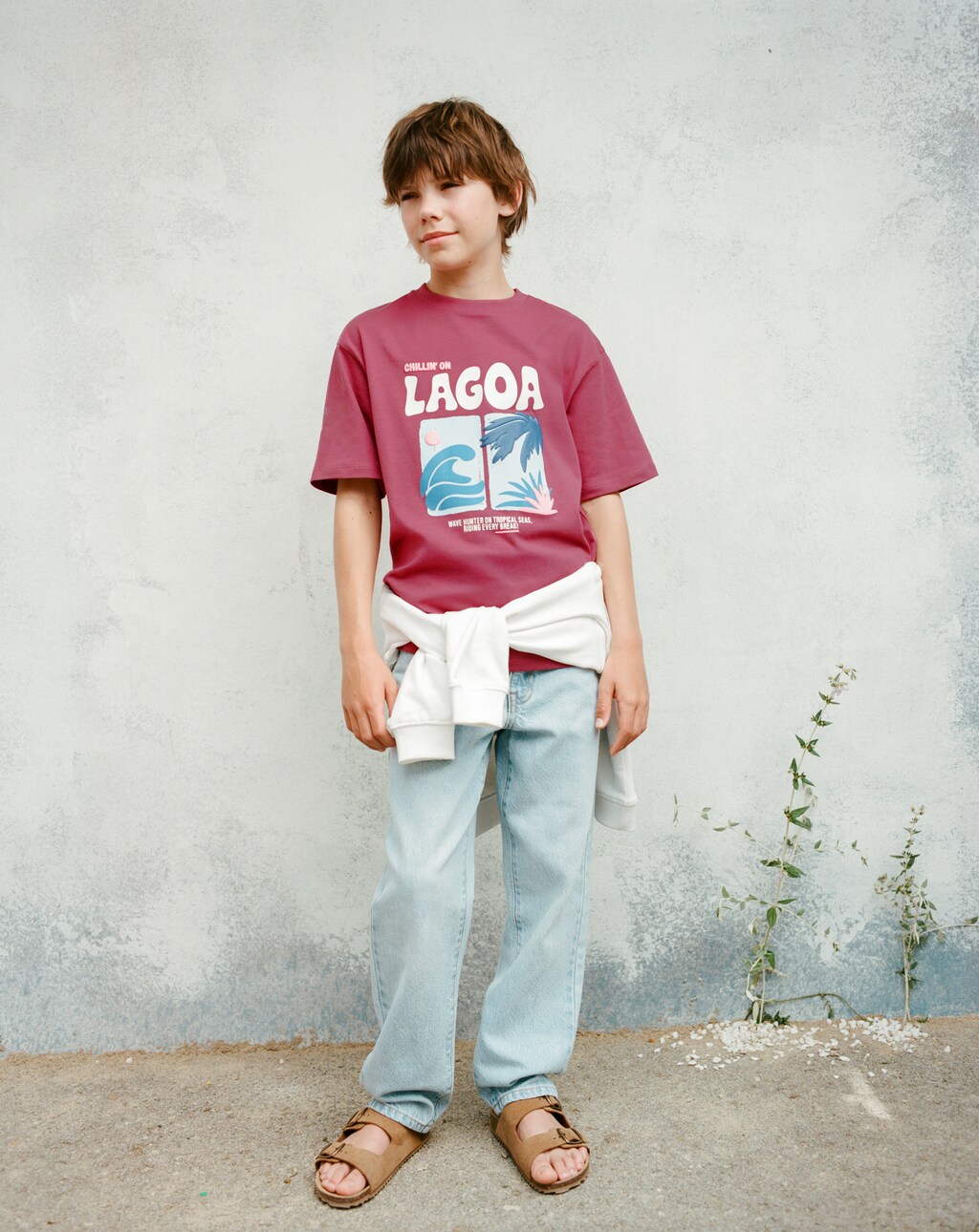 Short-sleeved printed t-shirt