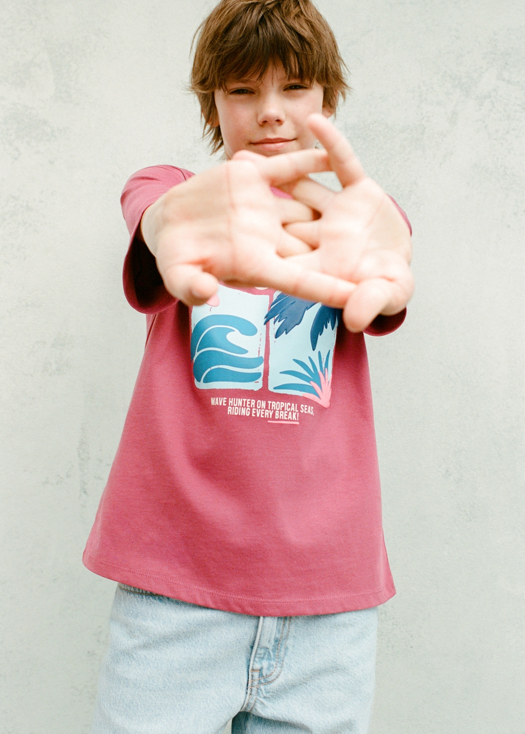 Short-sleeved printed t-shirt