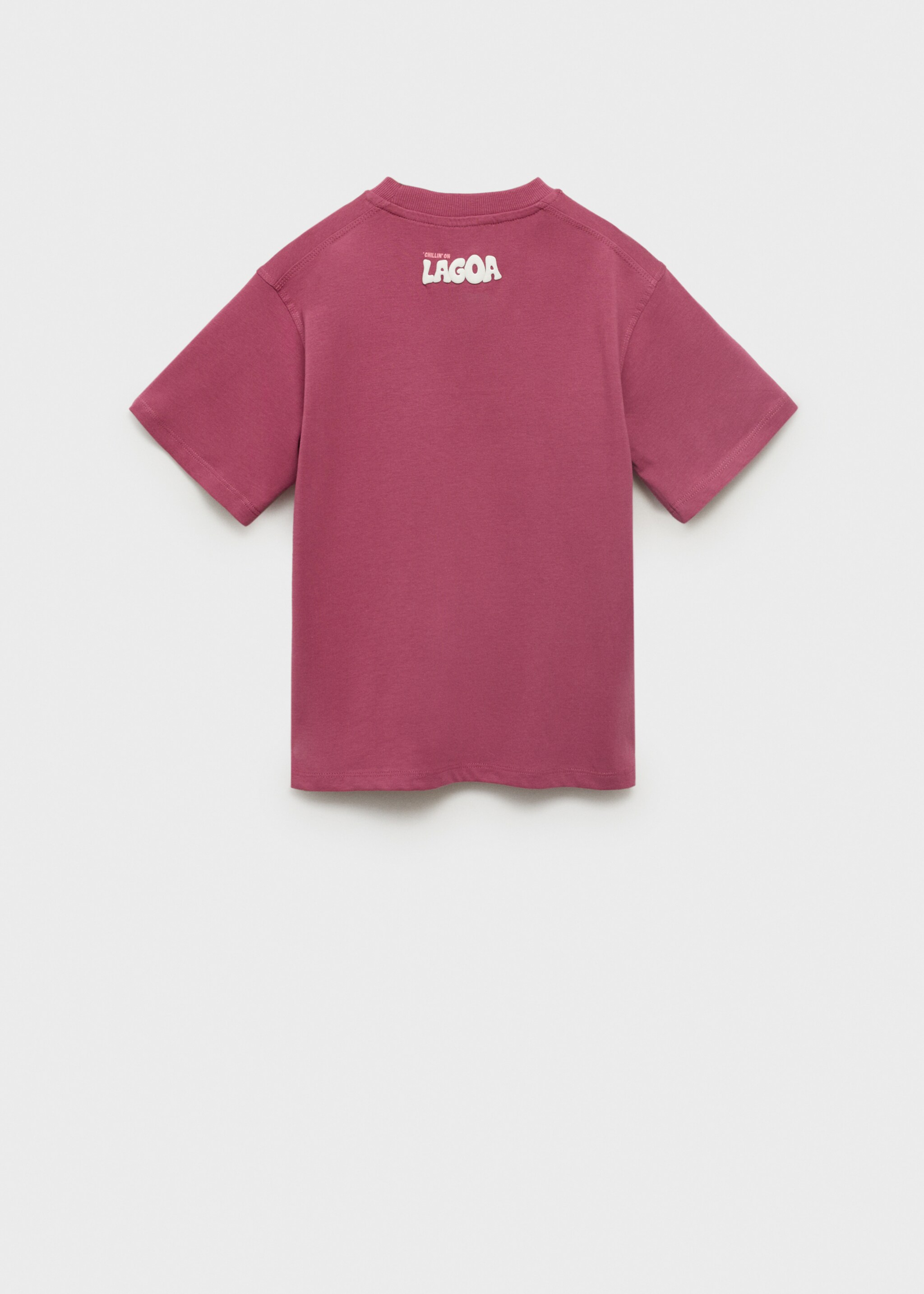 Bedrukt T-shirt met korte mouwen - Achterkant van het artikel