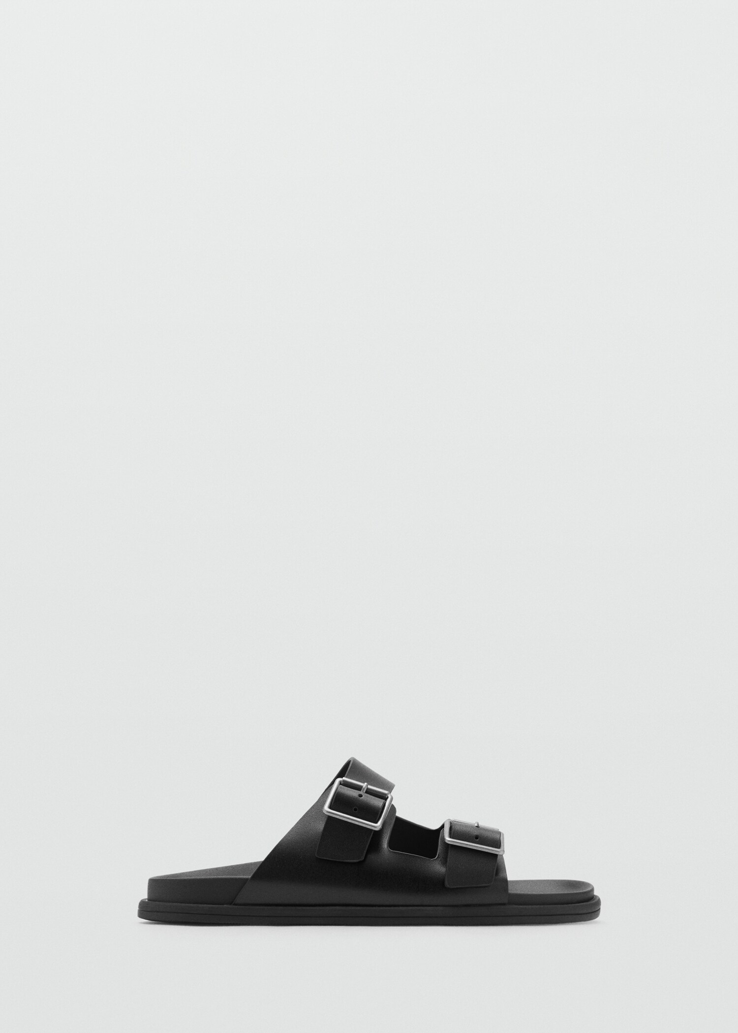 Buckles leather sandal - Article without model