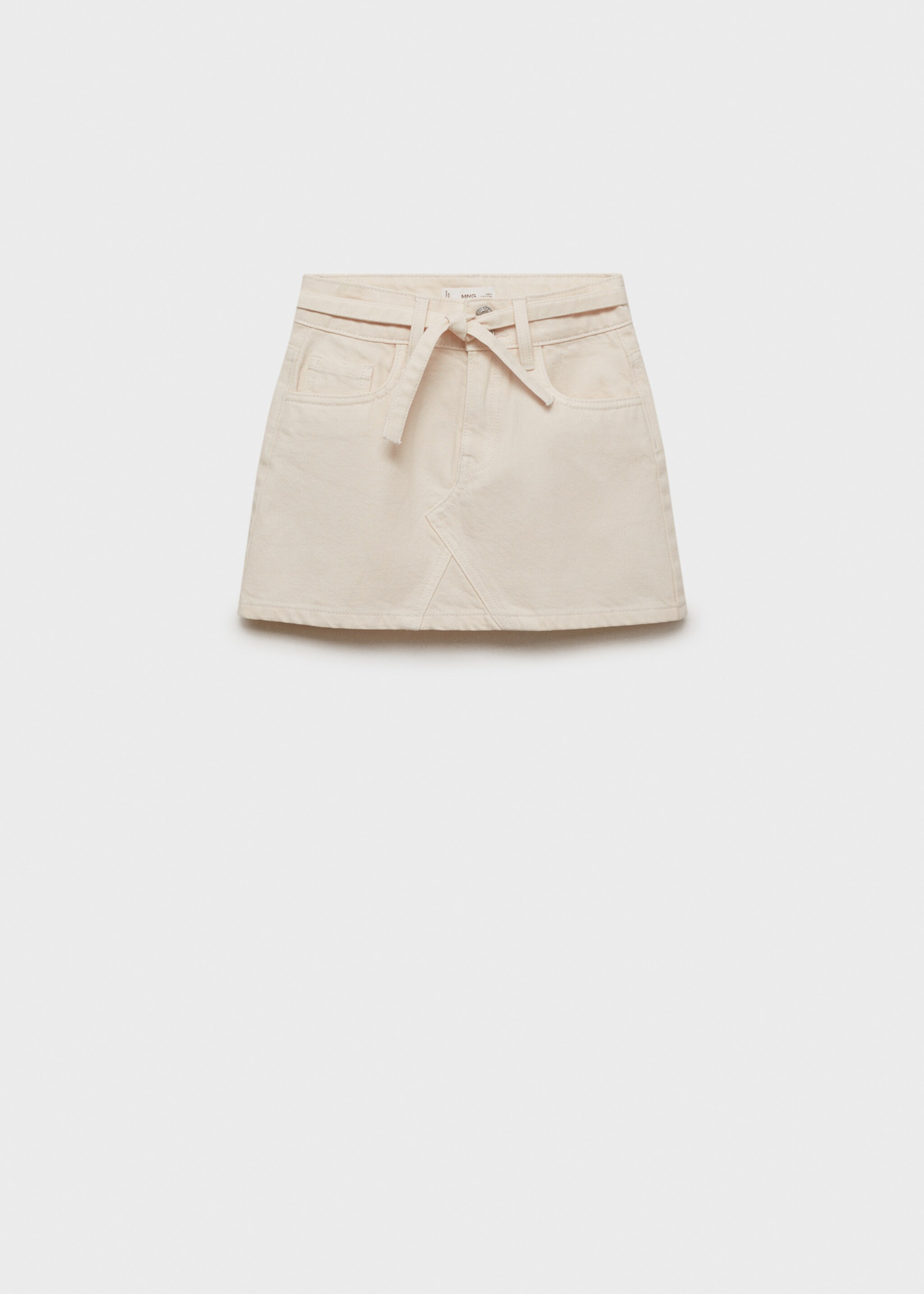 Denim skirt with bow - Article without model
