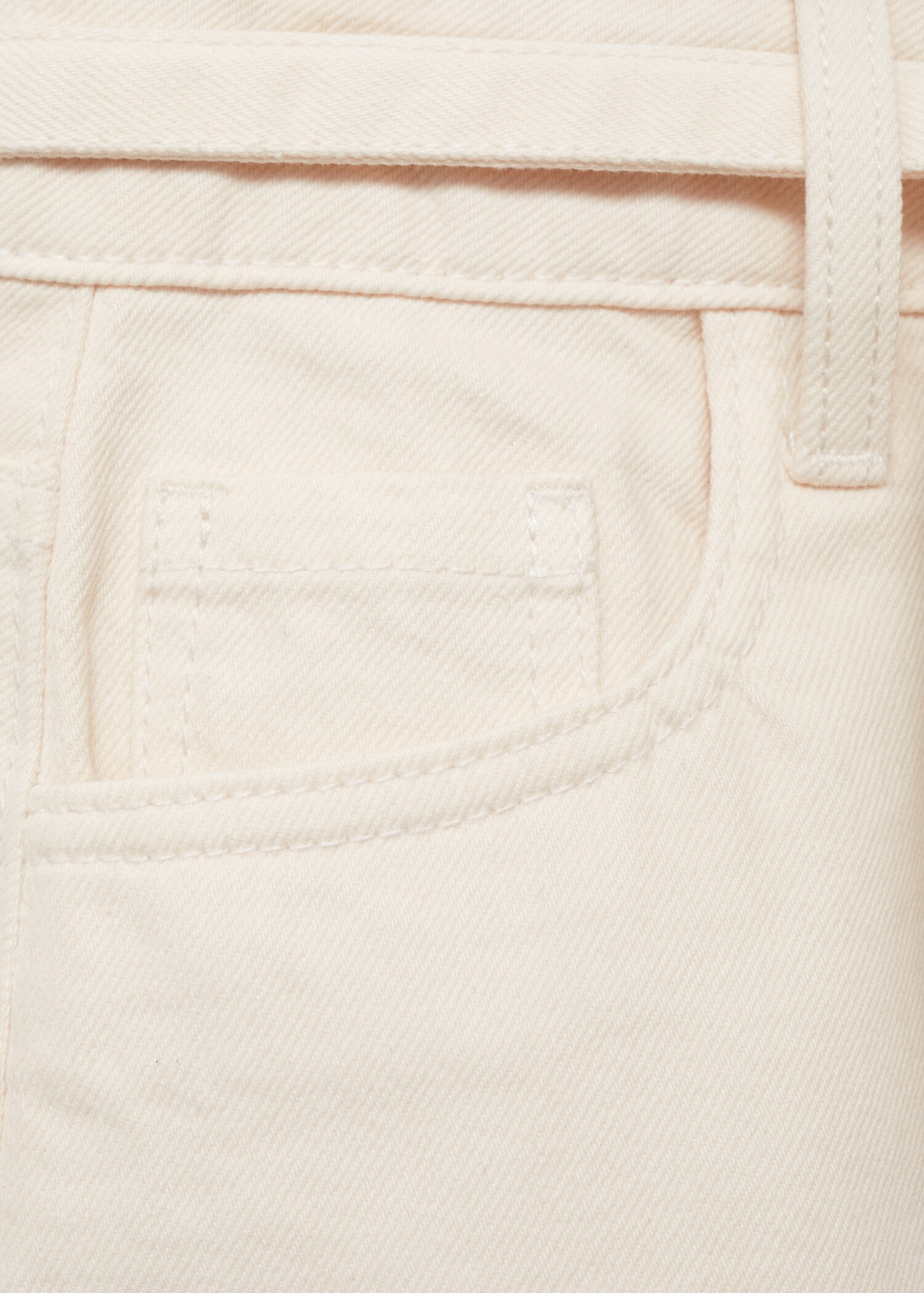 Denim skirt with bow - Details of the article 0