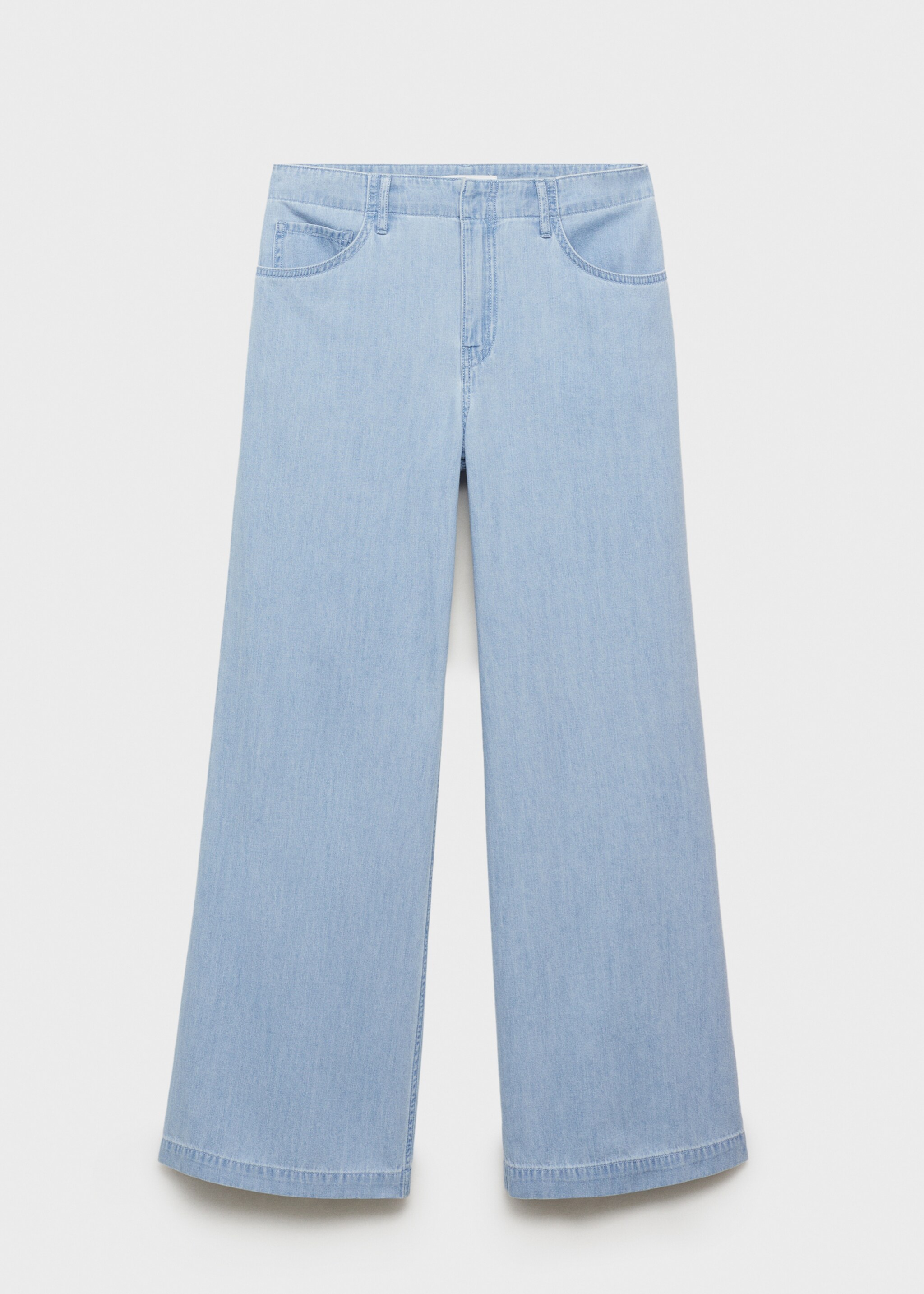 Mid-rise wideleg denim pants - Article without model