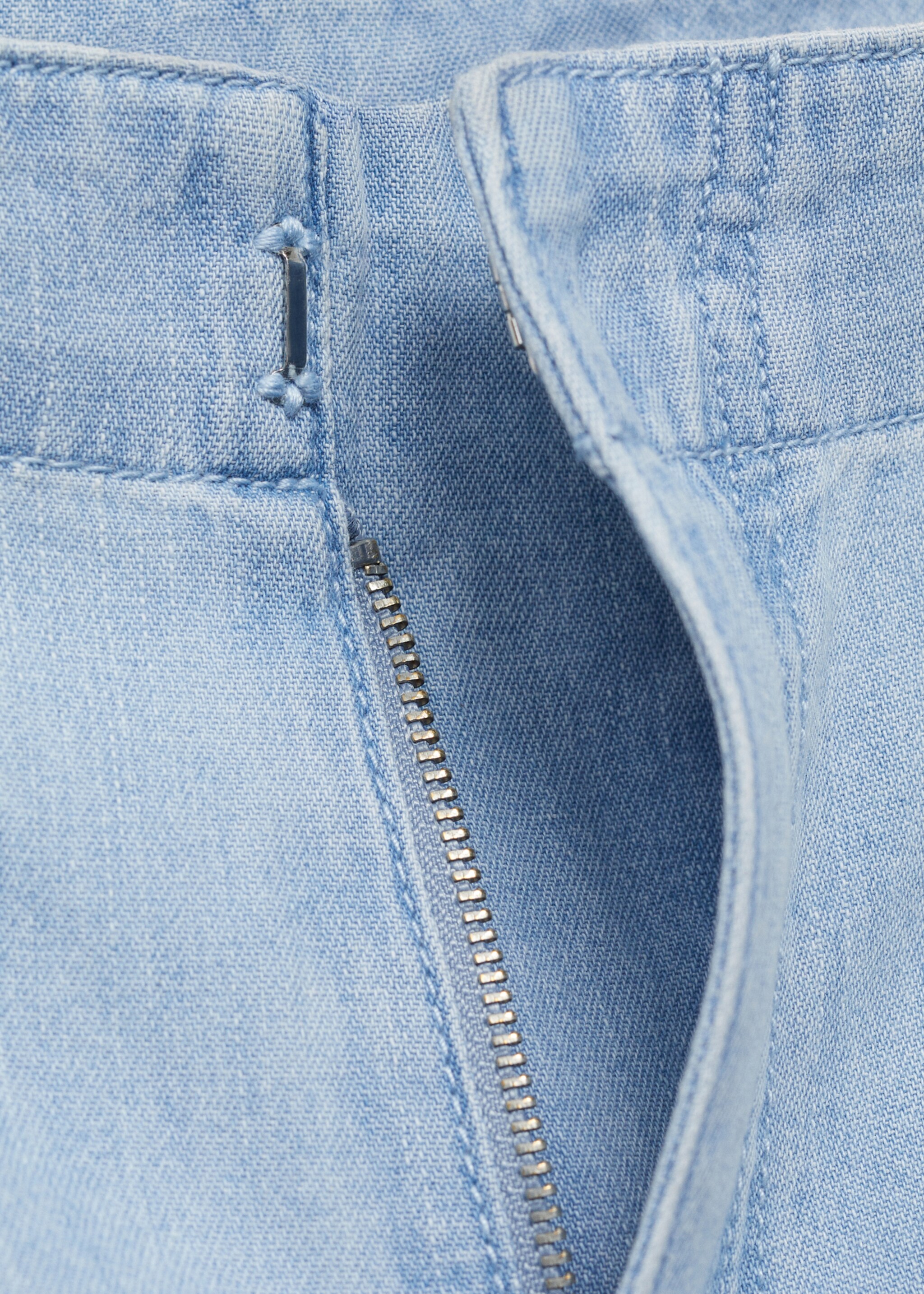 Mid-rise wideleg denim pants - Details of the article 8