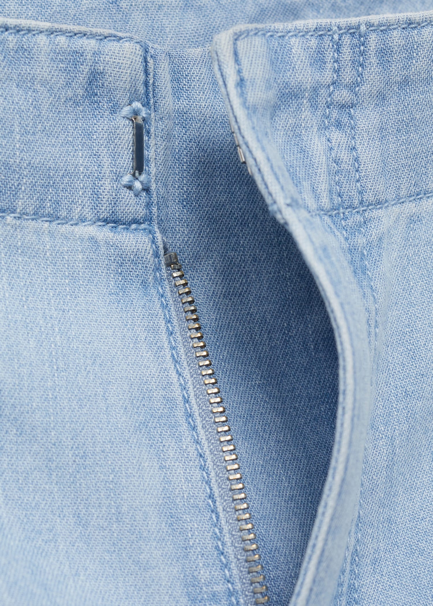 Mid-rise wideleg denim pants - Details of the article 8