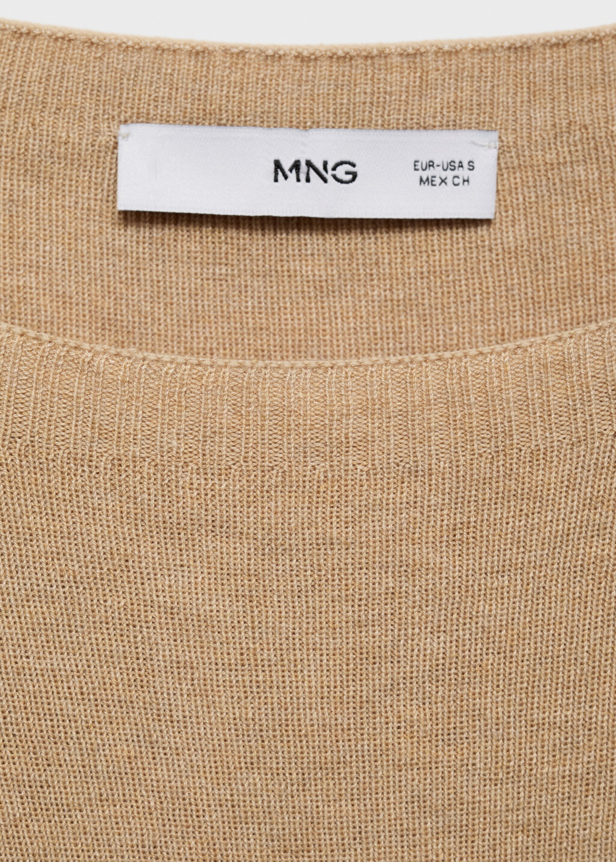 Short-sleeved fine-knit sweater - Details of the article 8