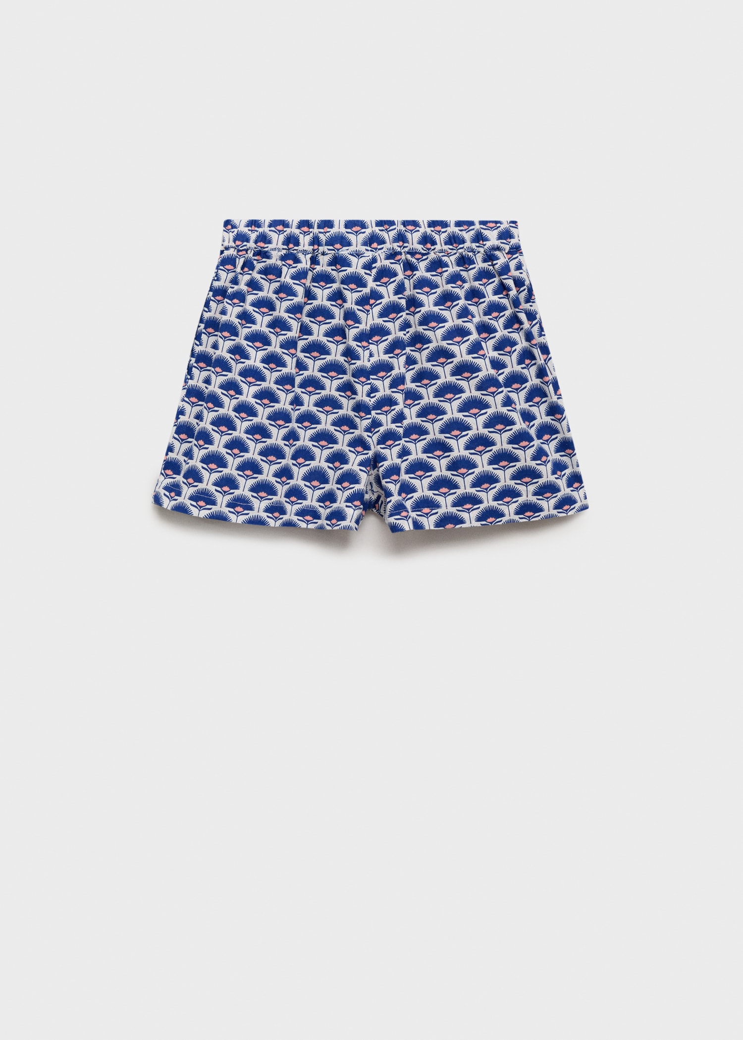 Printed linen shorts - Reverse of the article