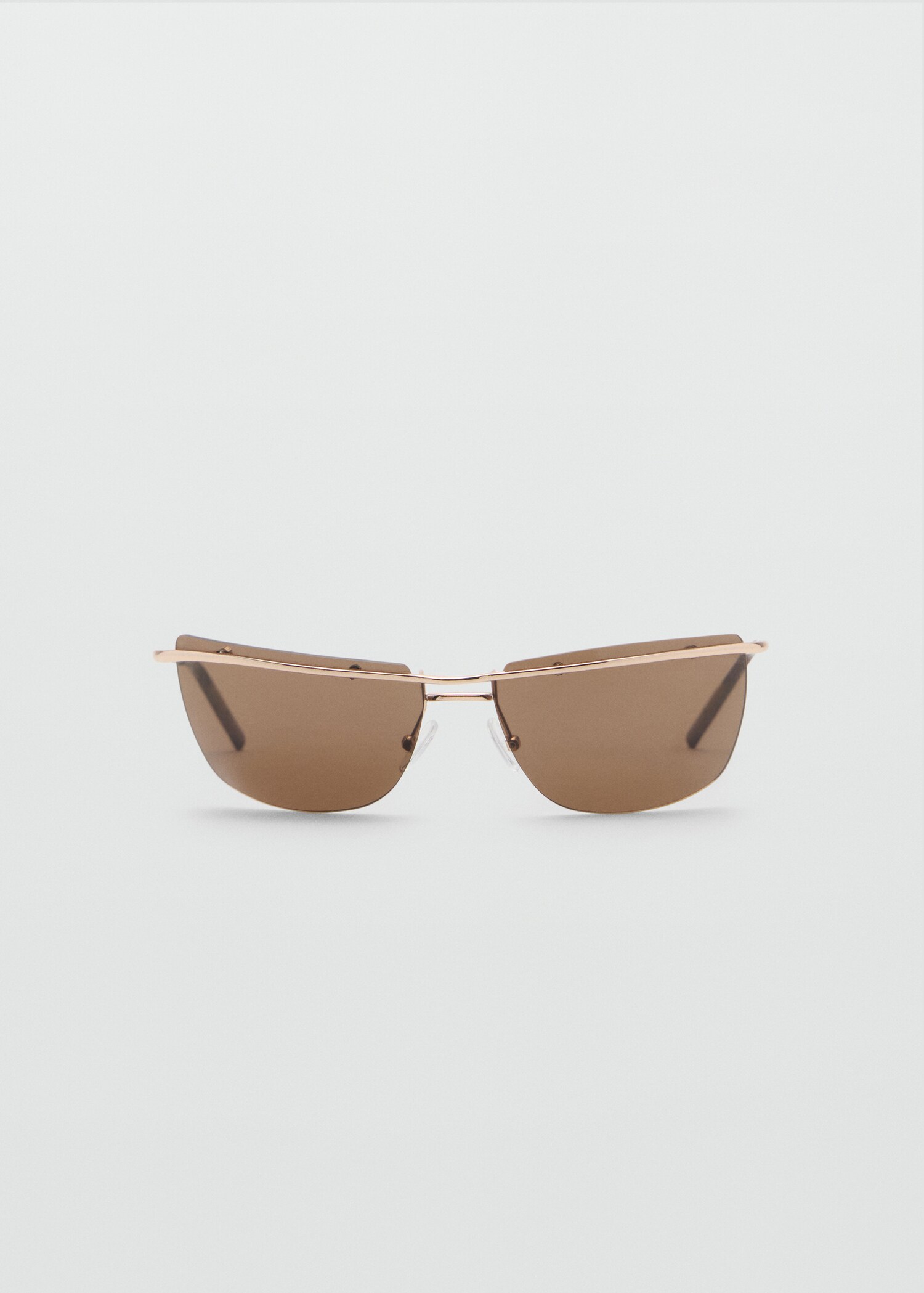 Frameless sunglasses with metal temples - Article without model