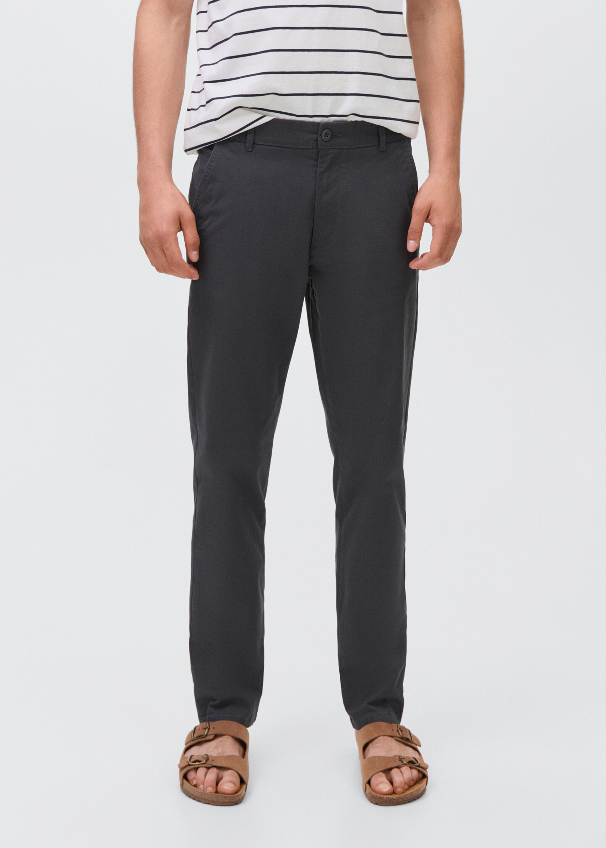 Stretch-Chinohose - Mittlere Ansicht