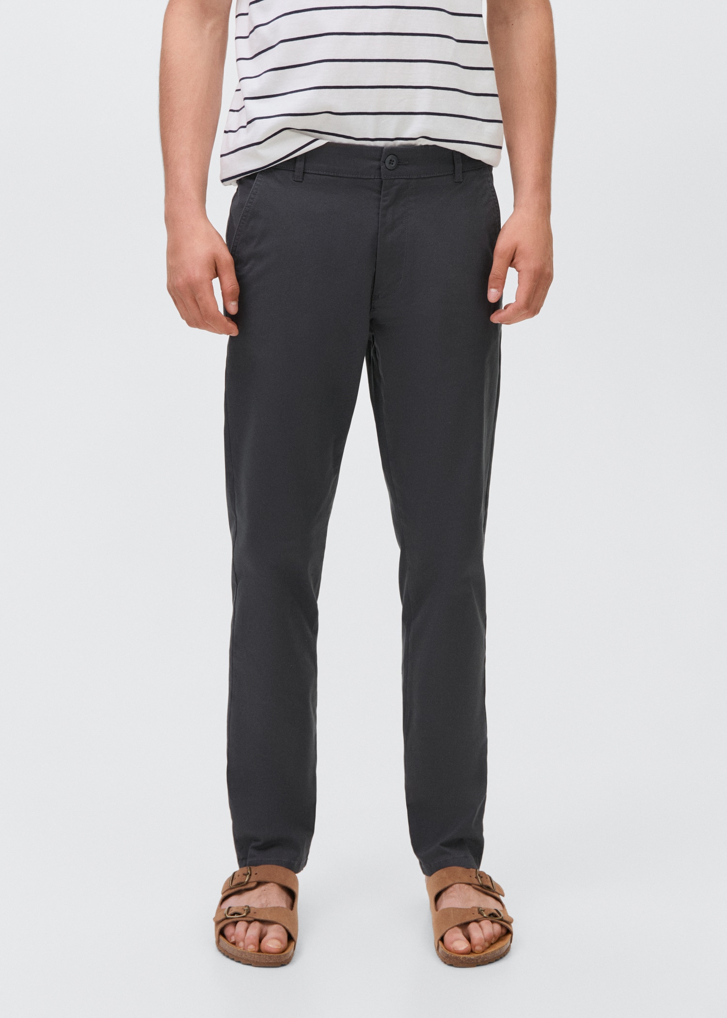 Stretch-Chinohose - Mittlere Ansicht