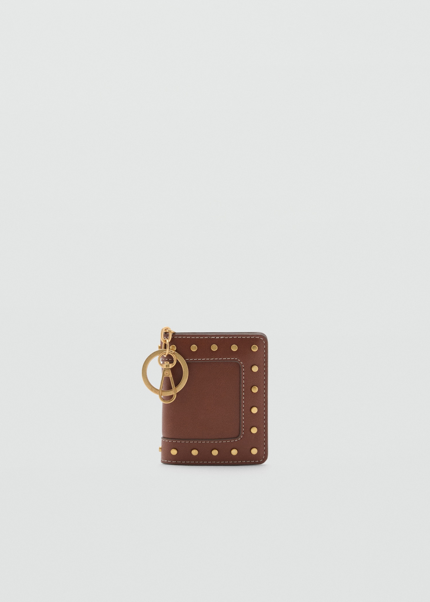 Studded wallet with keychain detail - Article without model