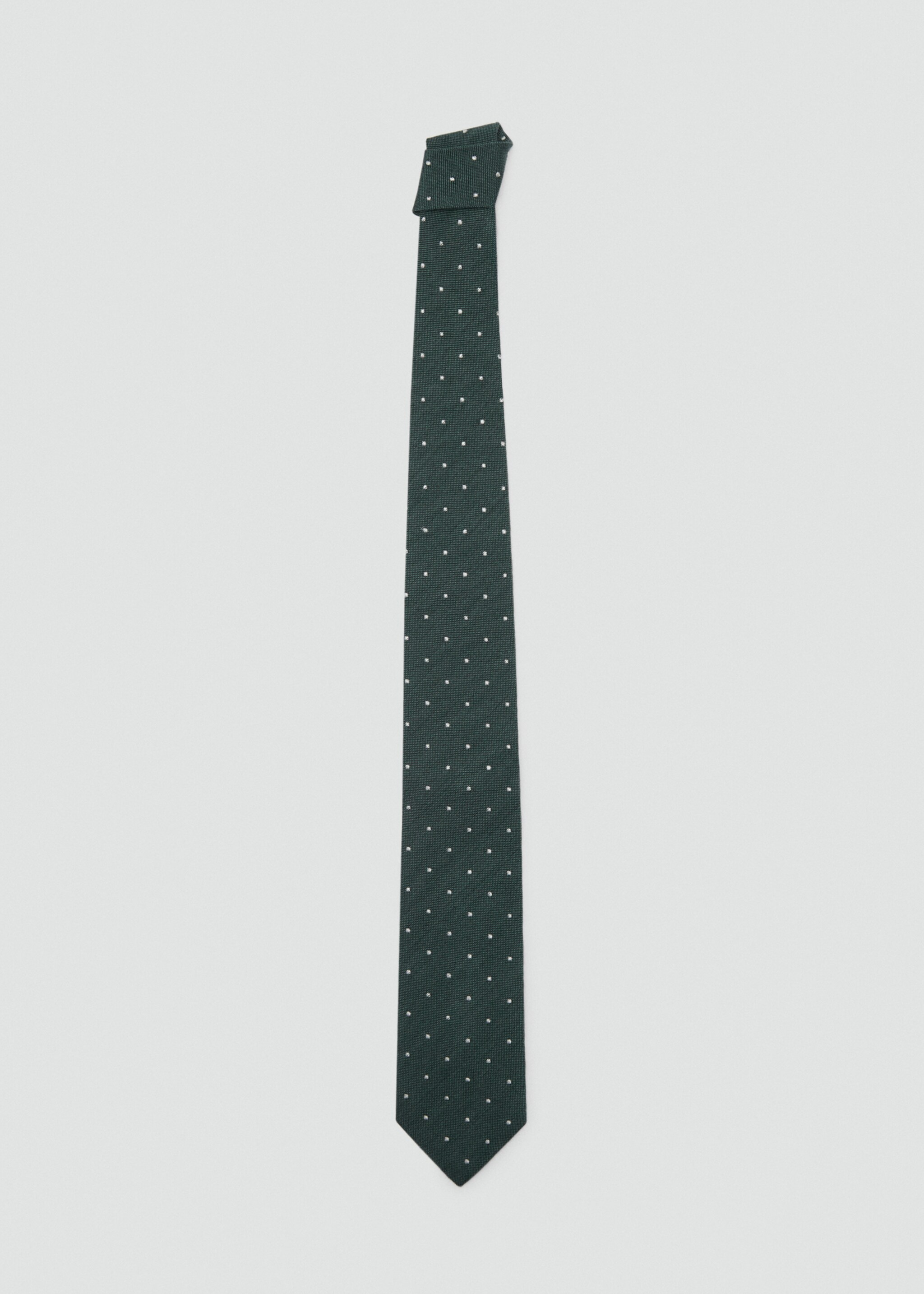 Polka-dot silk tie - Article without model