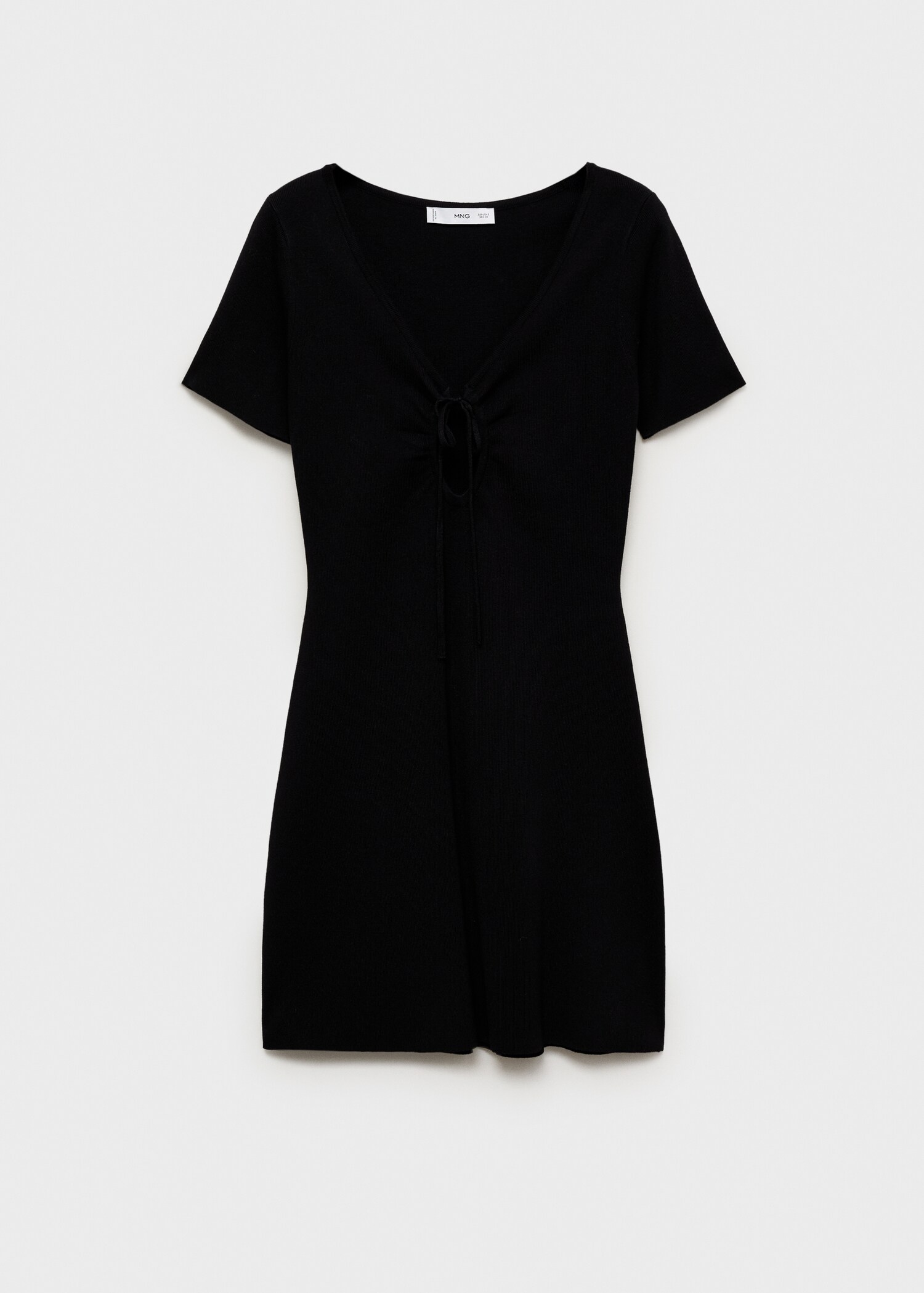 Vestido punto escote lazo - Artículo sin modelo
